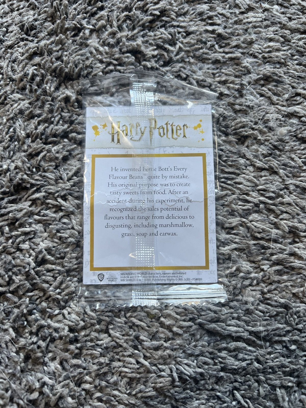 Warner Bros Warner Bros. Harry Potter Wizarding World Bertie Bott Card Size ONE SIZE - 3 Thumbnail