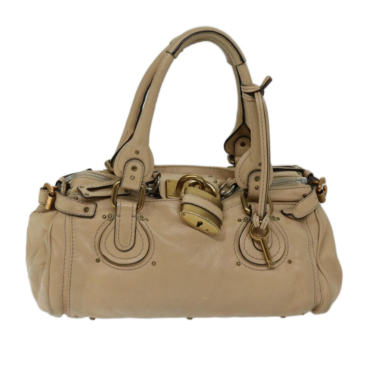 image of Chloe Paddington Shoulder Bag in White, Women's