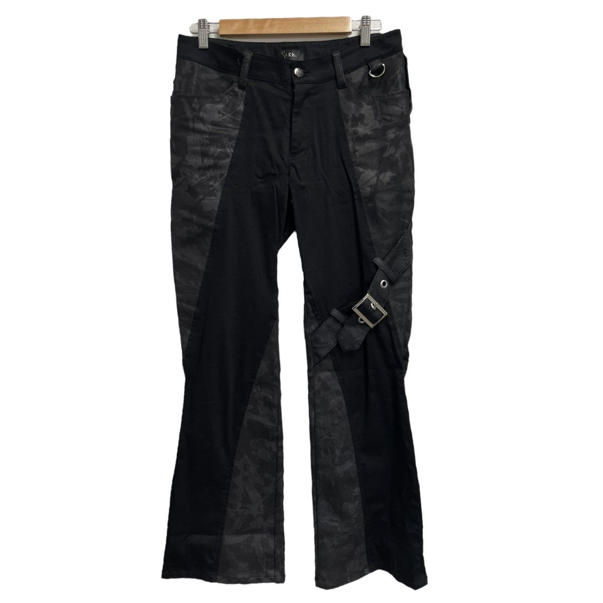 image of Vintage Sixh Buckle Pants in Black, Men's (Size 30)