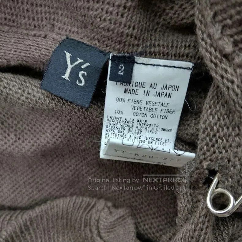 Yohji Yamamoto Yohji Yamamoto Deformed Knit Short Sleeve Cardigan Size US M / EU 48-50 / 2 - 4 Thumbnail