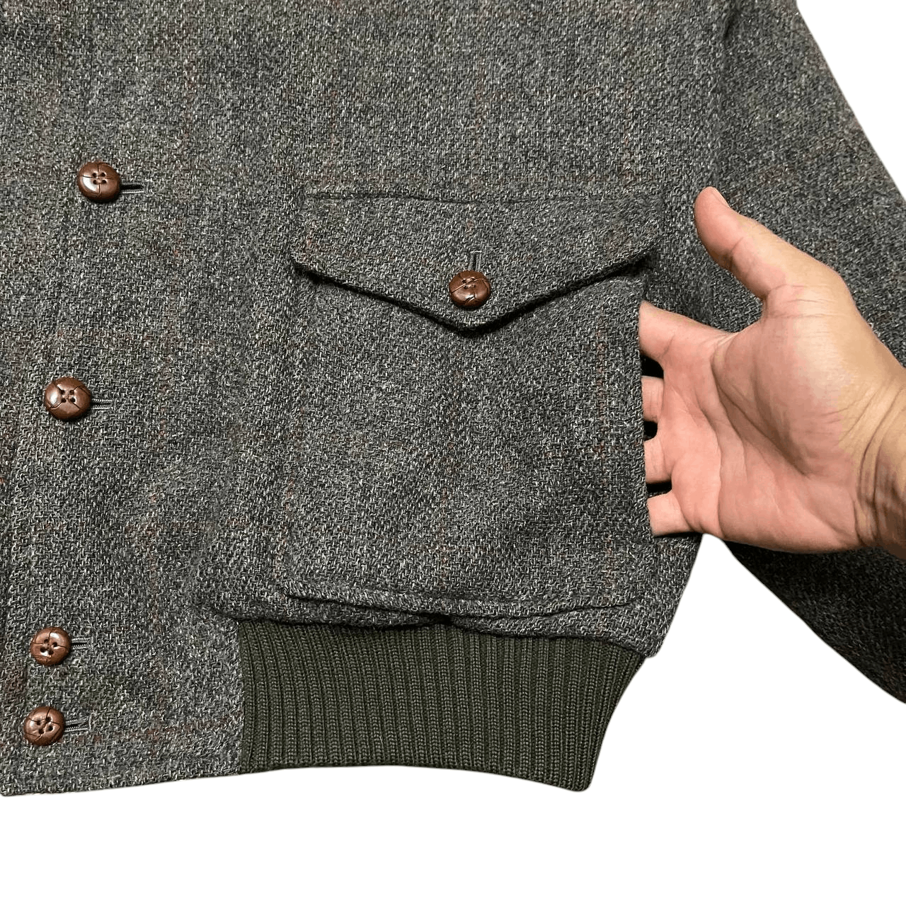 Paul Stuart Vintage Paul Stuart Wool Reversible Bomber Style Jacket Size US M / EU 48-50 / 2 - 8 Thumbnail