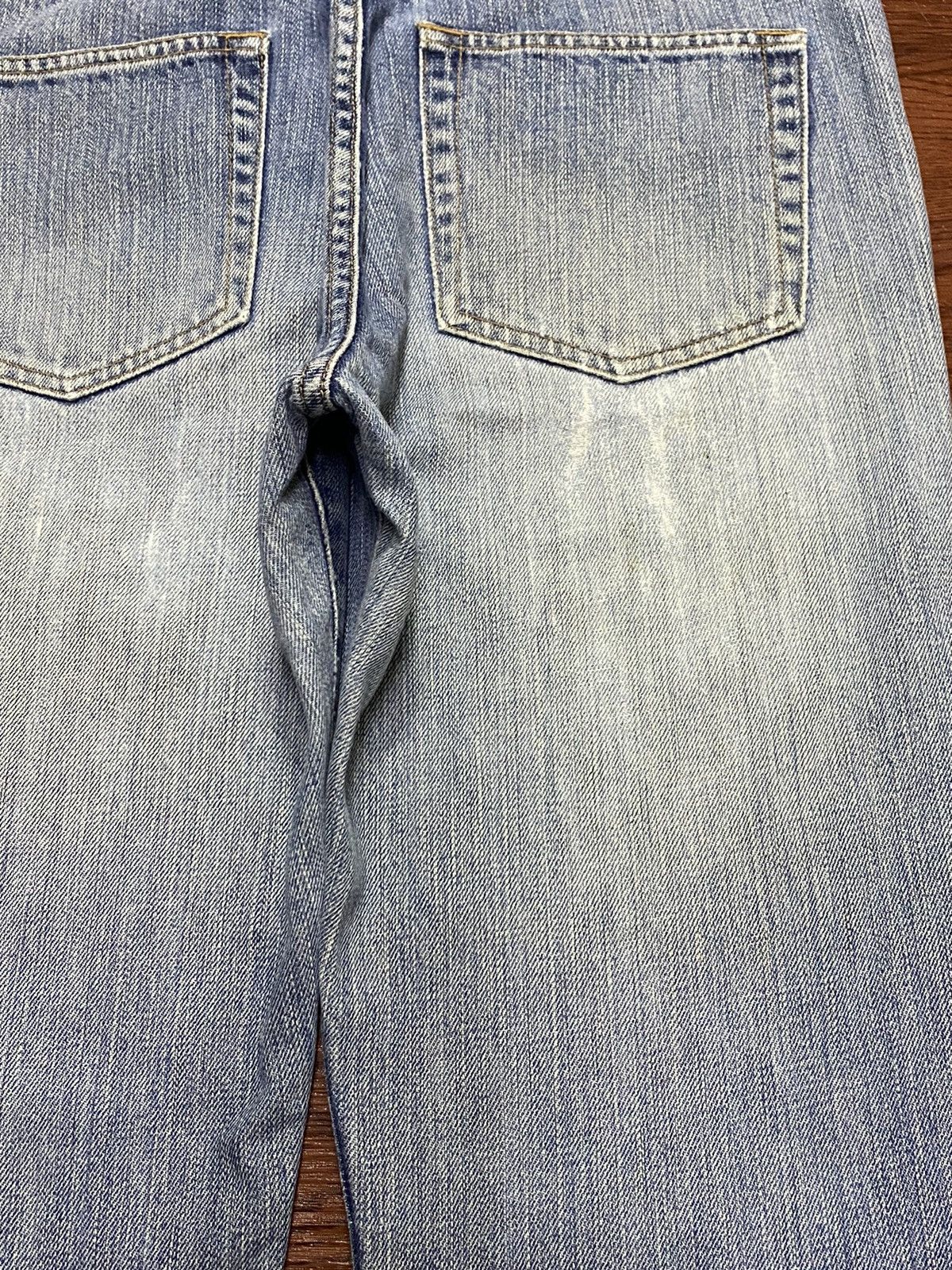 Gap Vintage Gap 1969 Denim Slim Boot Distressed Wide leg Jeans Size US 33 - 10 Thumbnail