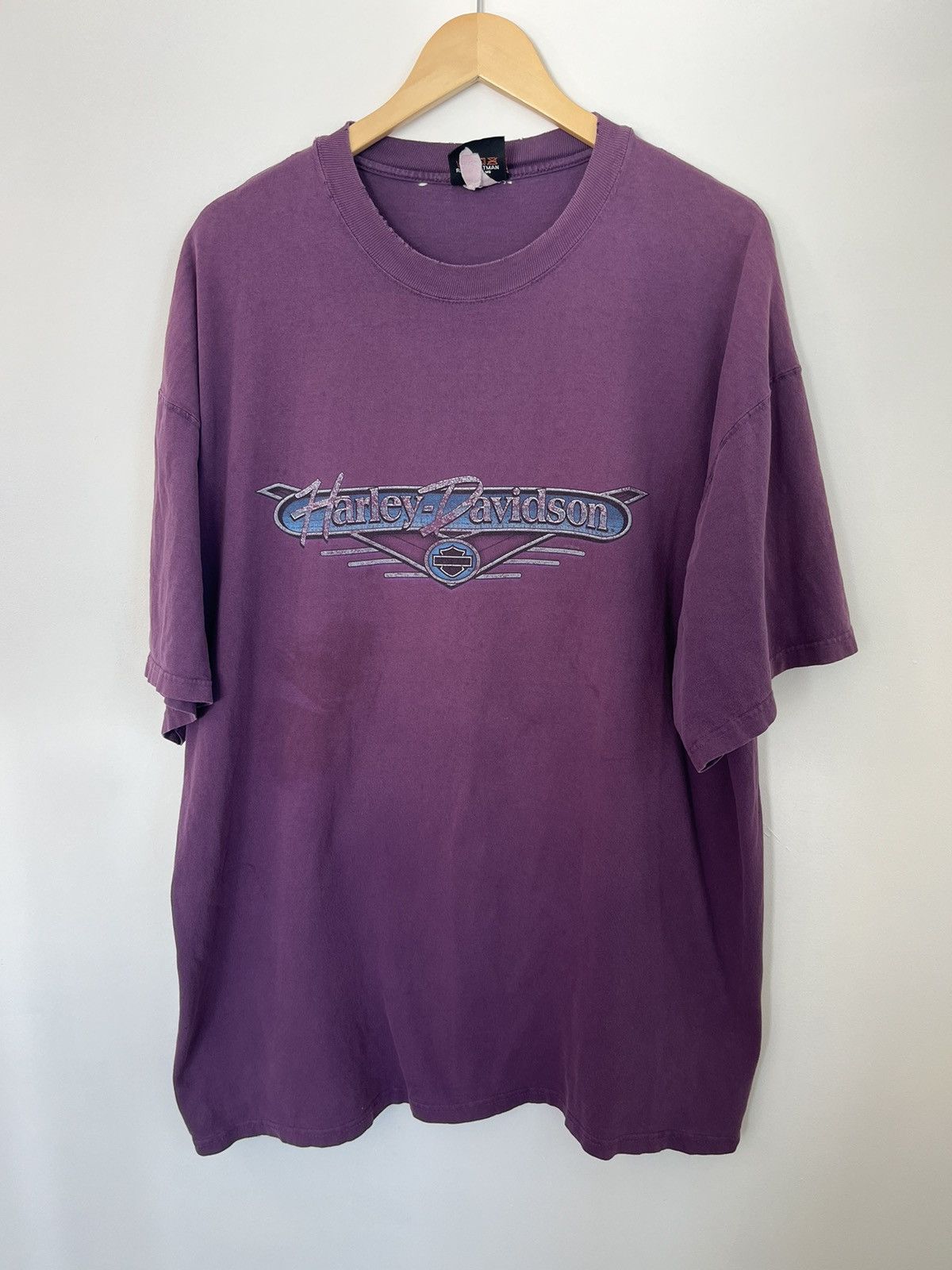 Harley Davidson Sun Faded Thrashed Harley Davidson Vintage Tee Size US XXL / EU 58 / 5 - 3 Thumbnail