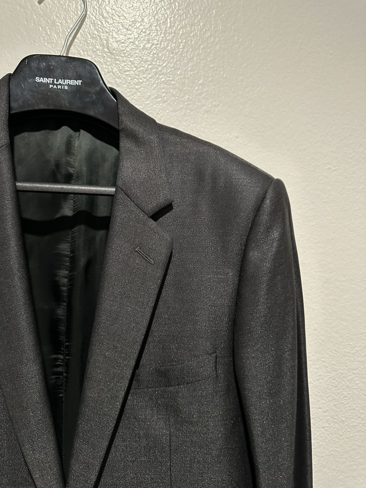 Dior × Hedi Slimane AW06 Glitter Metallic Blazer 48 Size 48R - 2 Thumbnail