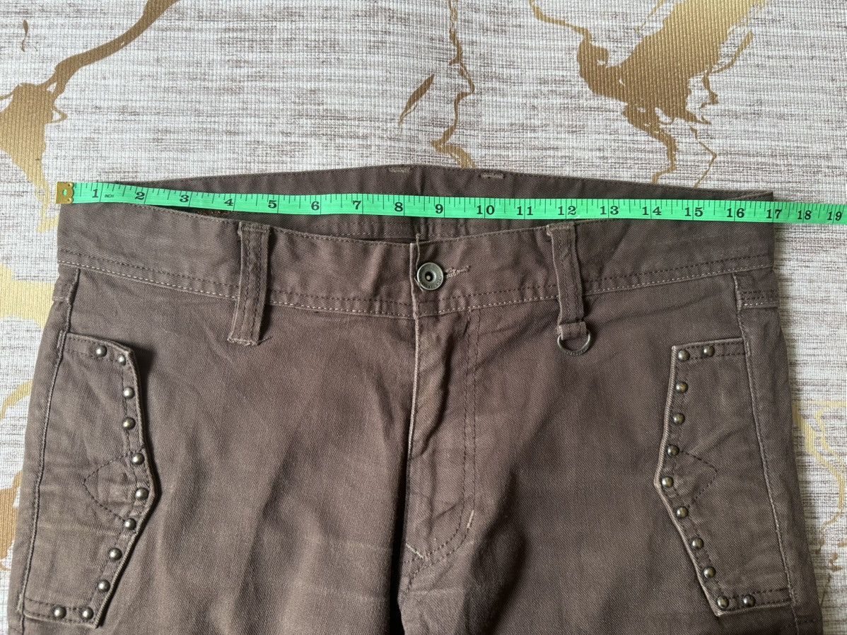 Japanese Brand FLARE Nicole Club For Men NCFM Studded Pocket Cargo Pant Size US 33 - 4 Thumbnail