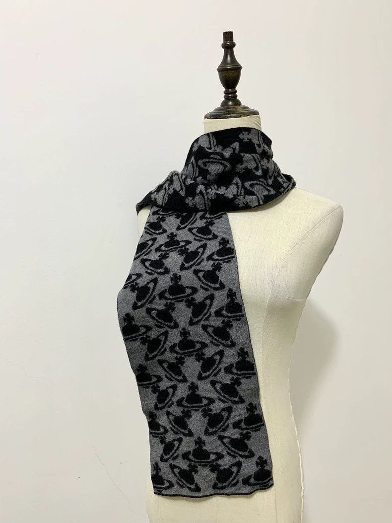 Vivienne Westwood Vivienne Westwood Saturn full moon scarf Size ONE SIZE - 2 Thumbnail