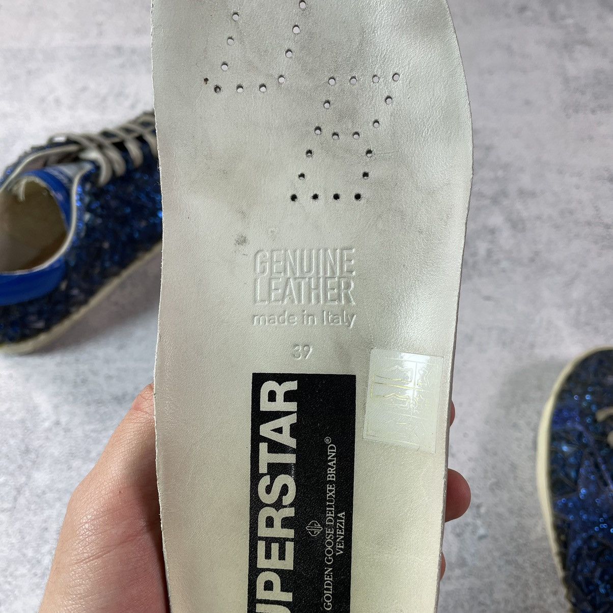 Golden Goose GOLDEN GOOSE SUPERSTAR 3D Crystal effect Glitter Sneakers Size US 9 / IT 39 - 18 Thumbnail