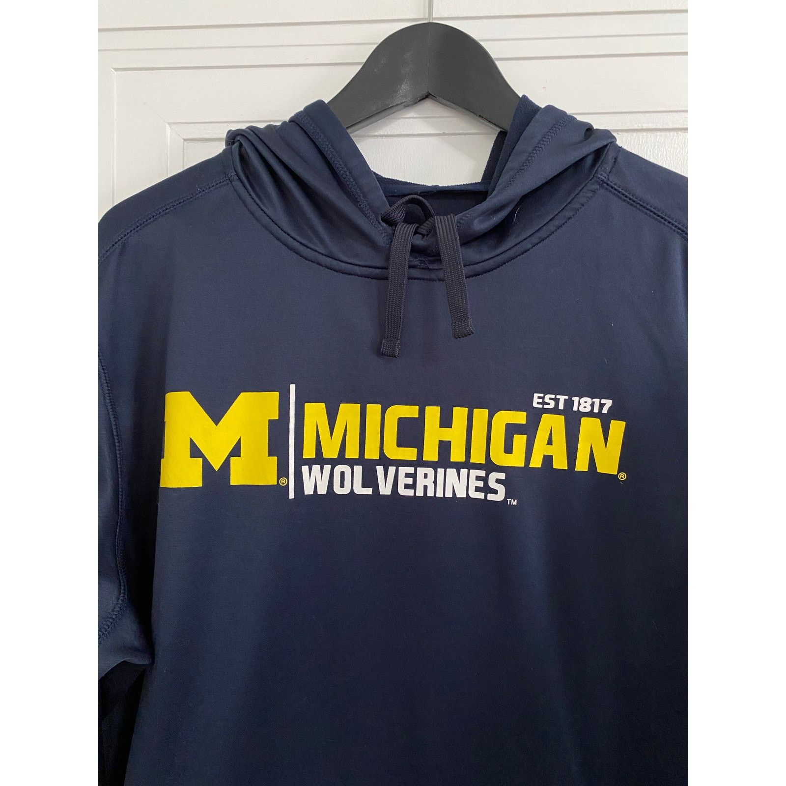 NCAA Michigan Wolverines Blue Hoodie Sweatshirt Size US L / EU 52-54 / 3 - 3 Thumbnail