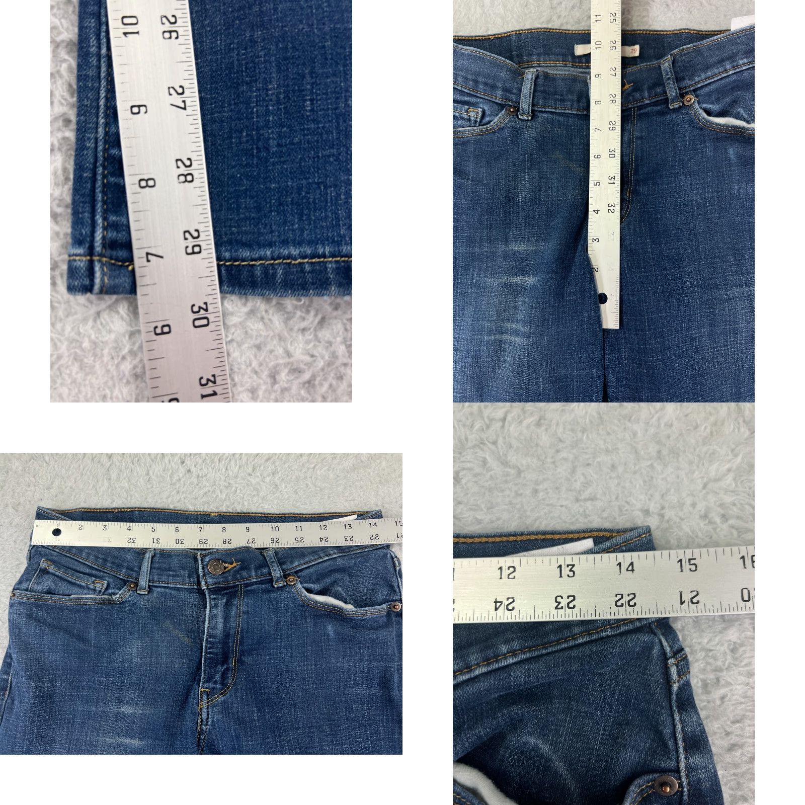 Levi's Levis Jeans Women 10 Blue Denim Bootcut Mid Rise 29x28 Slimming Comfort 5-Pocket Modern American Jeans Mens? Size 32" / US 10 / IT 46 - 9 Thumbnail