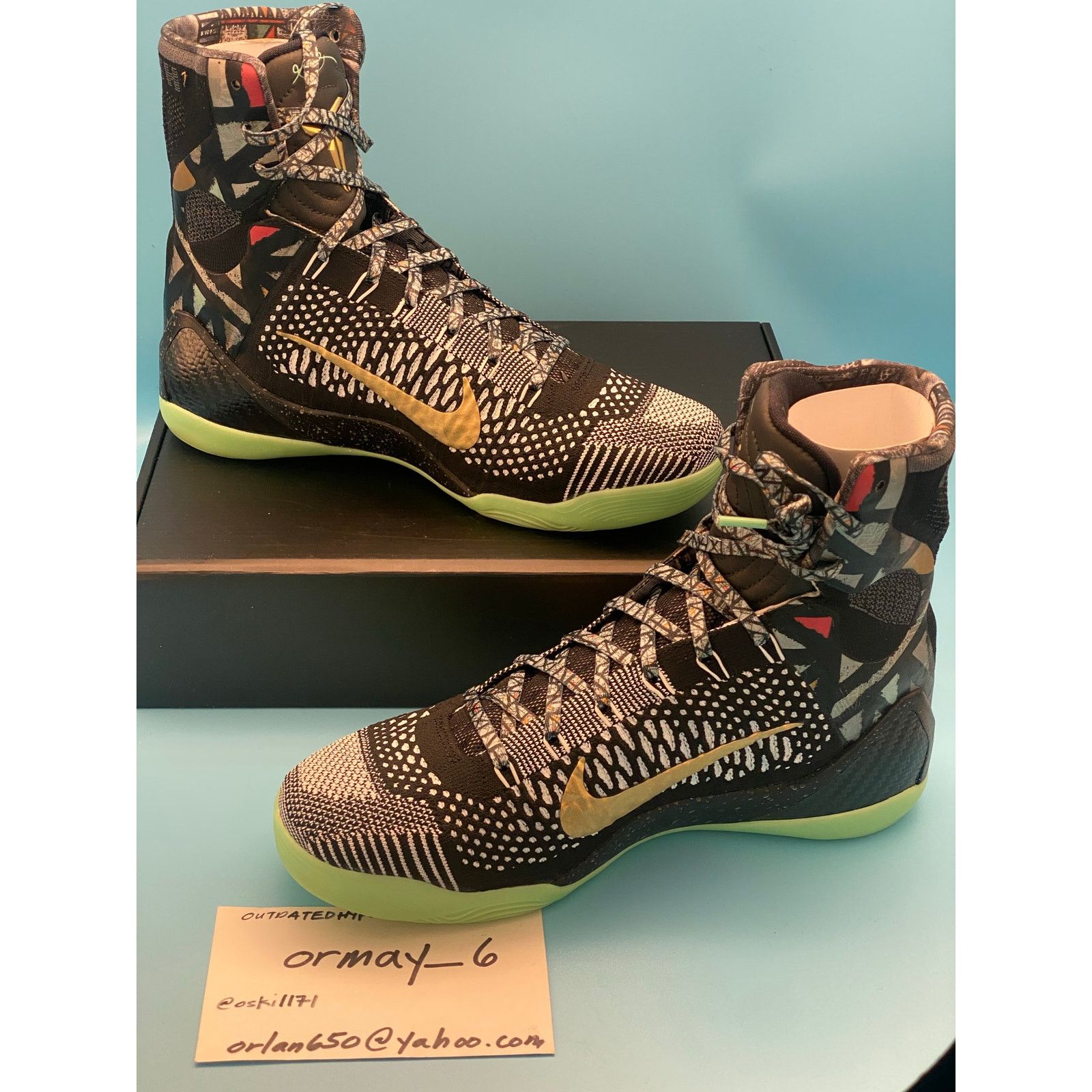 Nike Nike Kobe 9 Elite 2014 NOLA Gumbo League Maestro m8.5 w10 Size US 8.5 / EU 41-42 - 3 Thumbnail