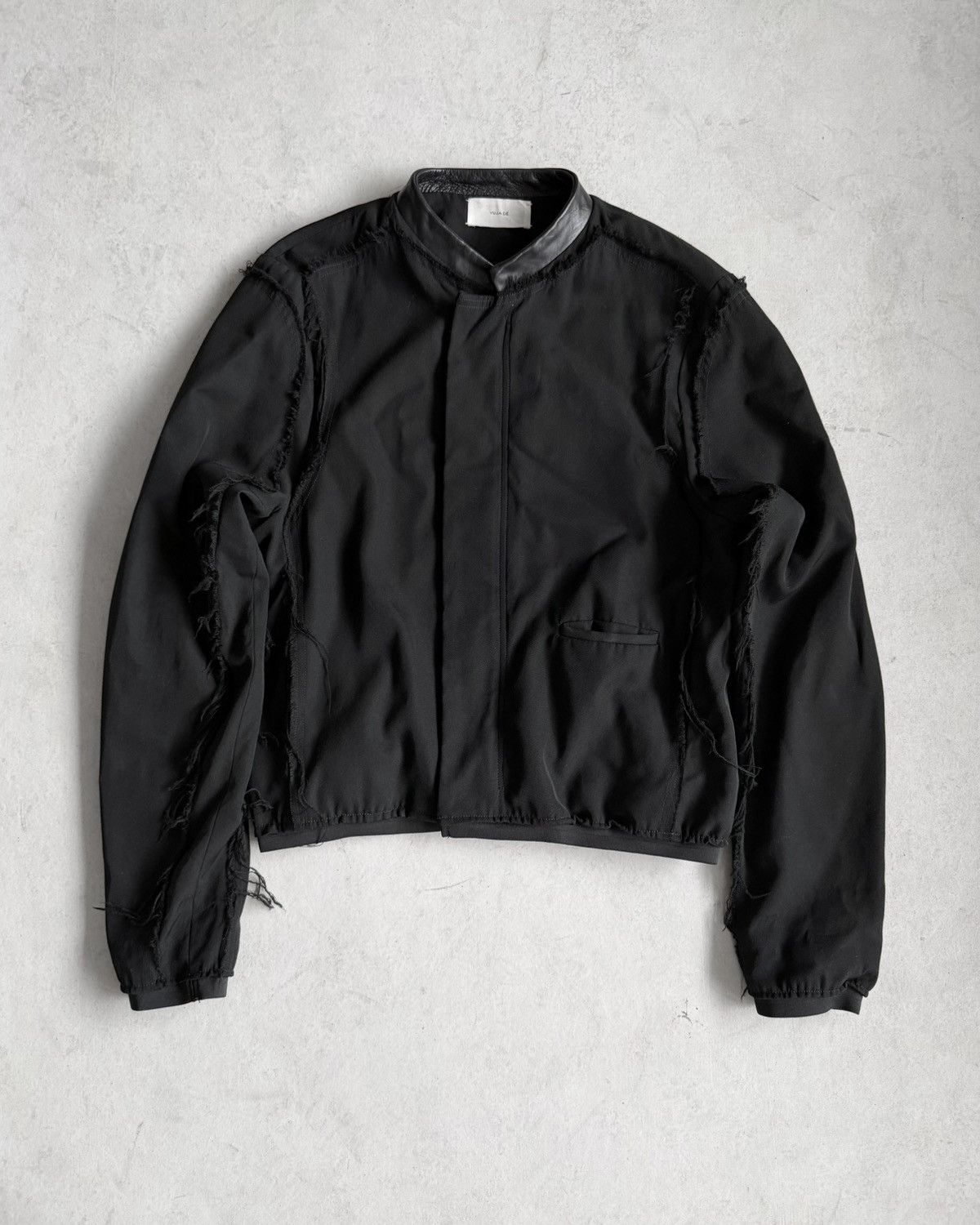 Vuja De Vuja De Ryan Mochi Jersey Jacket In Heather Grey New