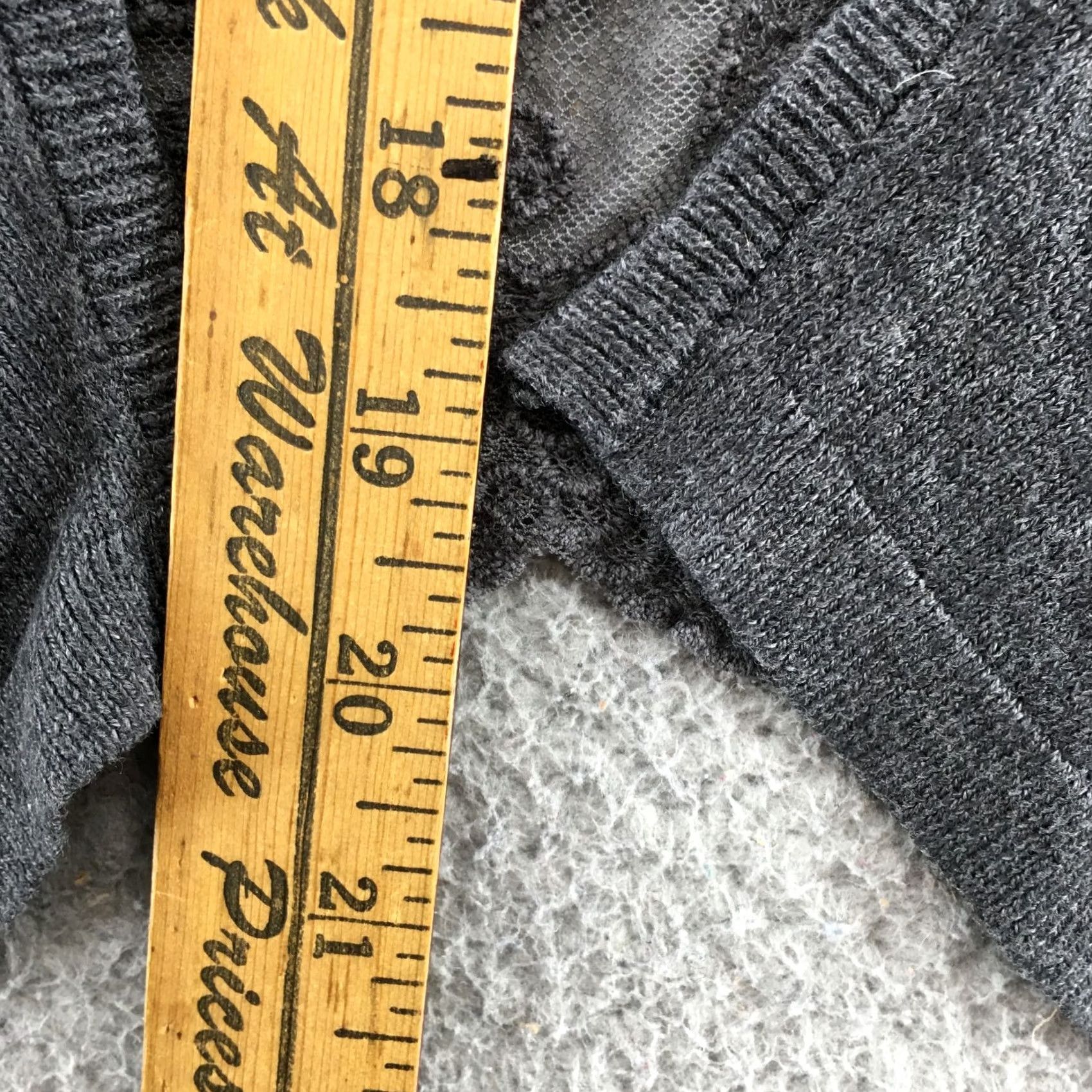 American Eagle Outfitters American Eagle Outfitters Cardigan Drape 3/4 Sleeve Gray Open Front Womens M Knit Sweater Size M / US 6-8 / IT 42-44 - 7 Thumbnail