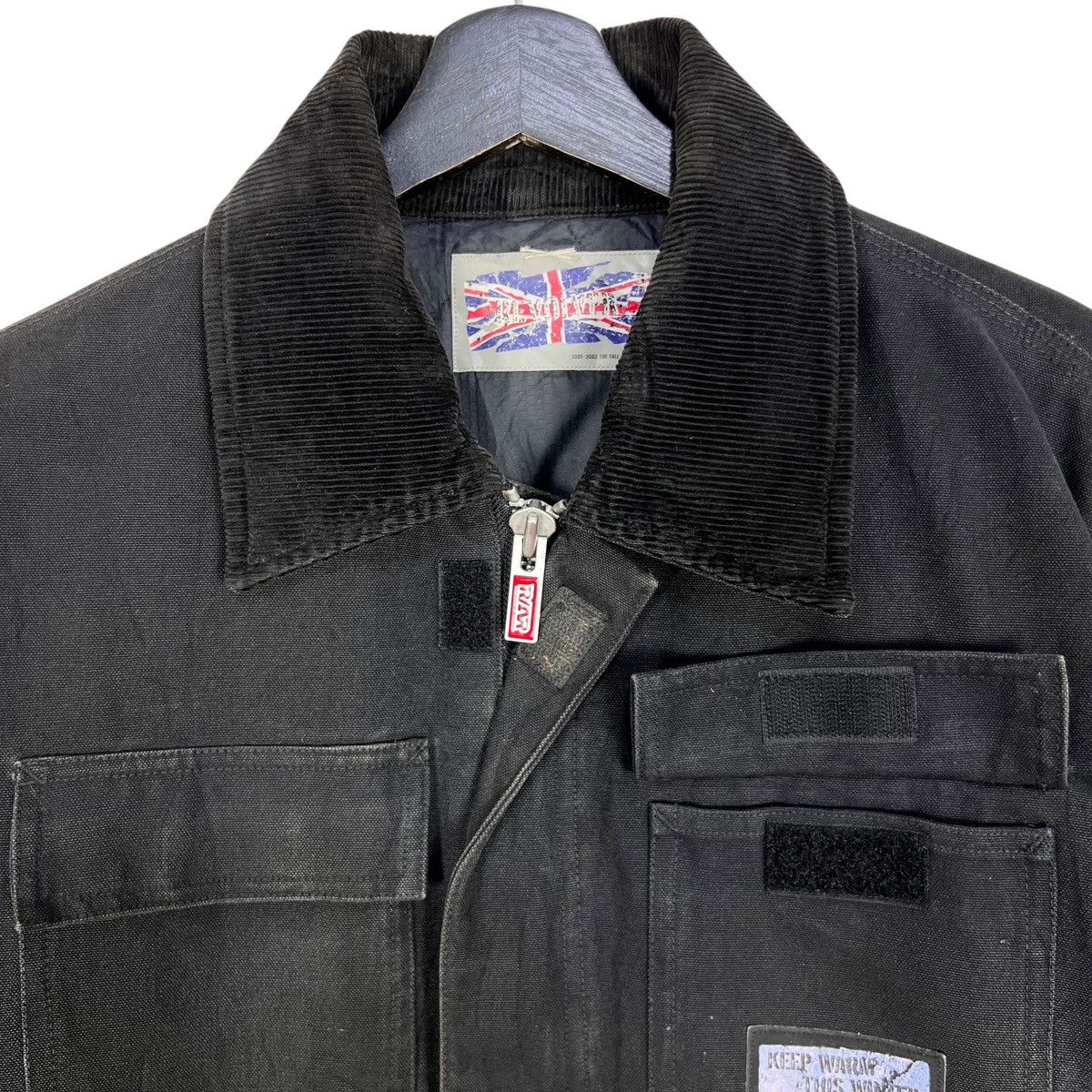Japanese Brand × REVOLVE Revolver 2001-2002 Fall Winter Canvas Workers Jacket Size US M / EU 48-50 / 2 - 2 Thumbnail