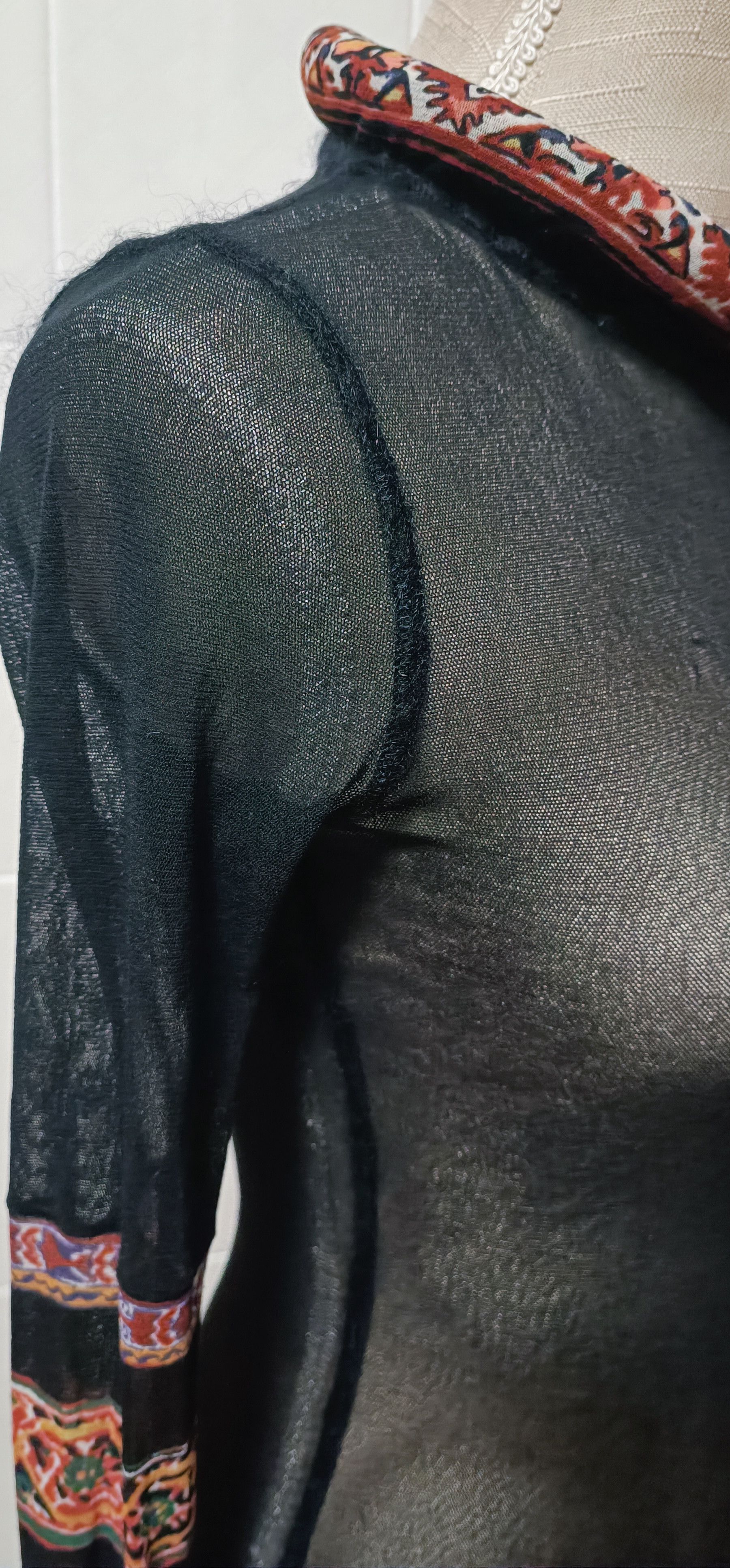 Jean Paul Gaultier 1999 _3D neckline and wrist mesh nylon top Size S / US 4 / IT 40 - 16 Thumbnail