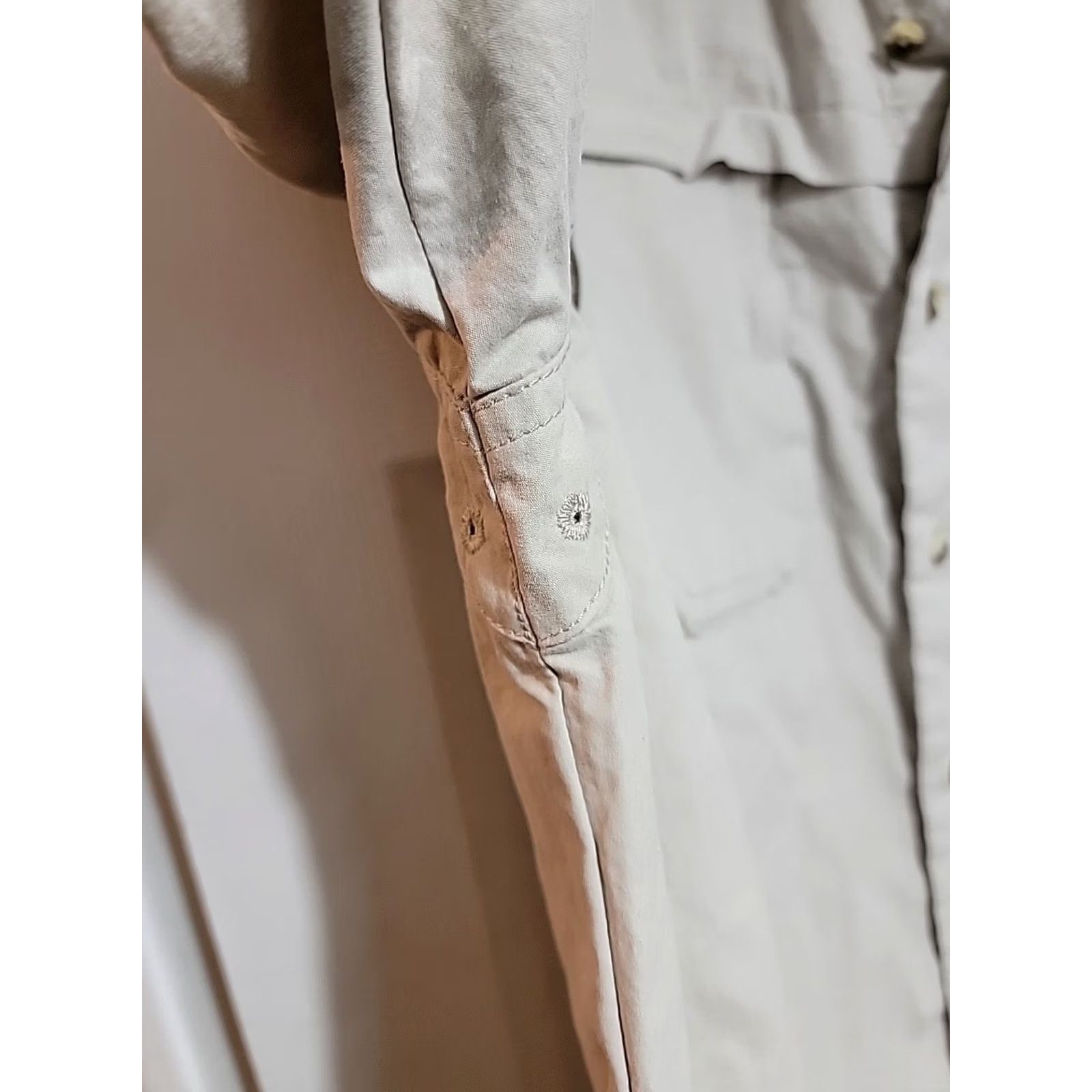 Eddie Bauer Eddie Bauer Shirt Men M Ivory Short Sleeve Button-Up Sport Fishing Vented Size US M / EU 48-50 / 2 - 4 Thumbnail