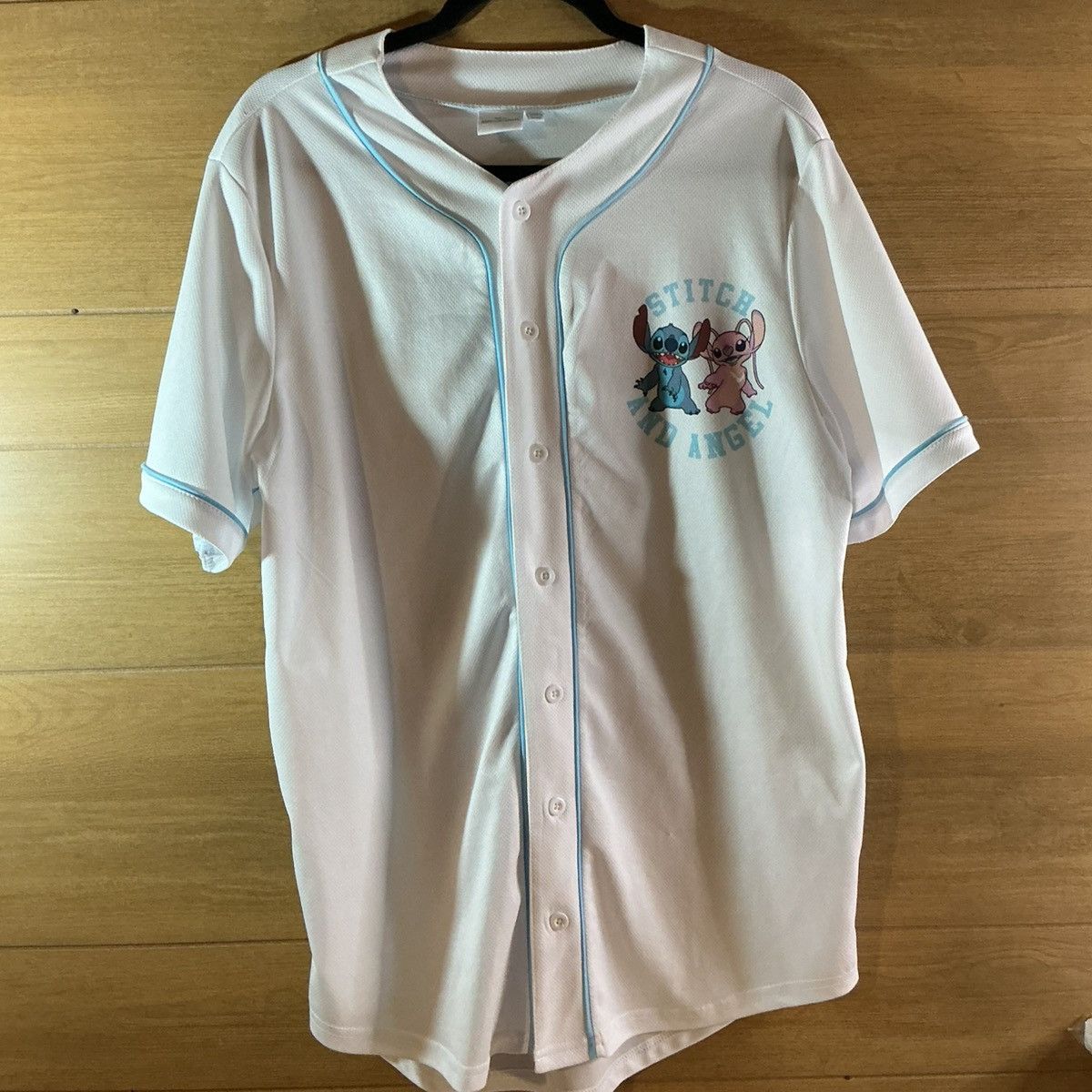 Diesel Disney White Jersey Stitch and Angel *flaw see description Size US M / EU 48-50 / 2 - 1 Thumbnail