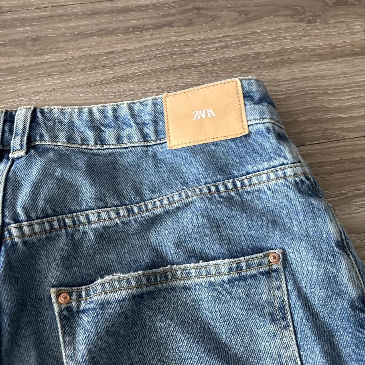 Zara Crazy Baggy Distressed Zara Skater Style Streetwear Denim Jeans! 30 x 31 Size US 30 / EU 46 - 7 Thumbnail