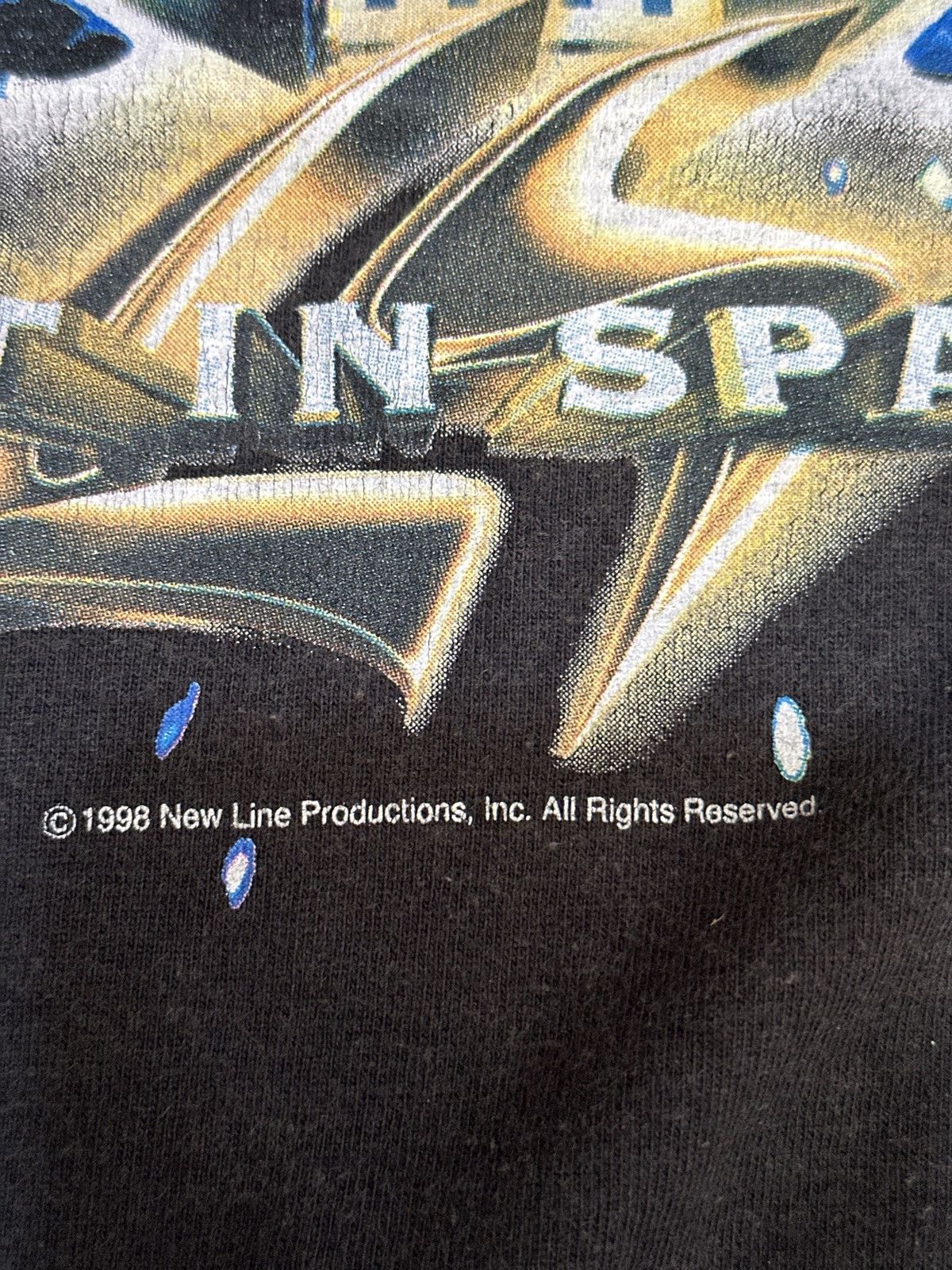 Vintage Vintage 90s Lost In Space Movie Faded Tee Size US L / EU 52-54 / 3 - 6 Thumbnail