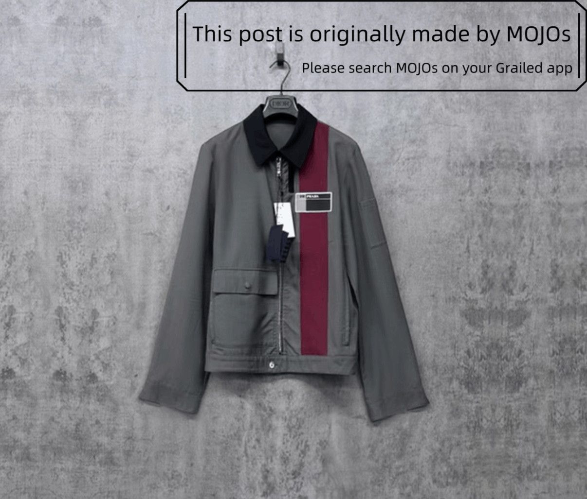Prada Sz 46 Prada Color Joint Logo Patch Wool Jacket mojos0919 Size US S / EU 44-46 / 1 - 1 Thumbnail