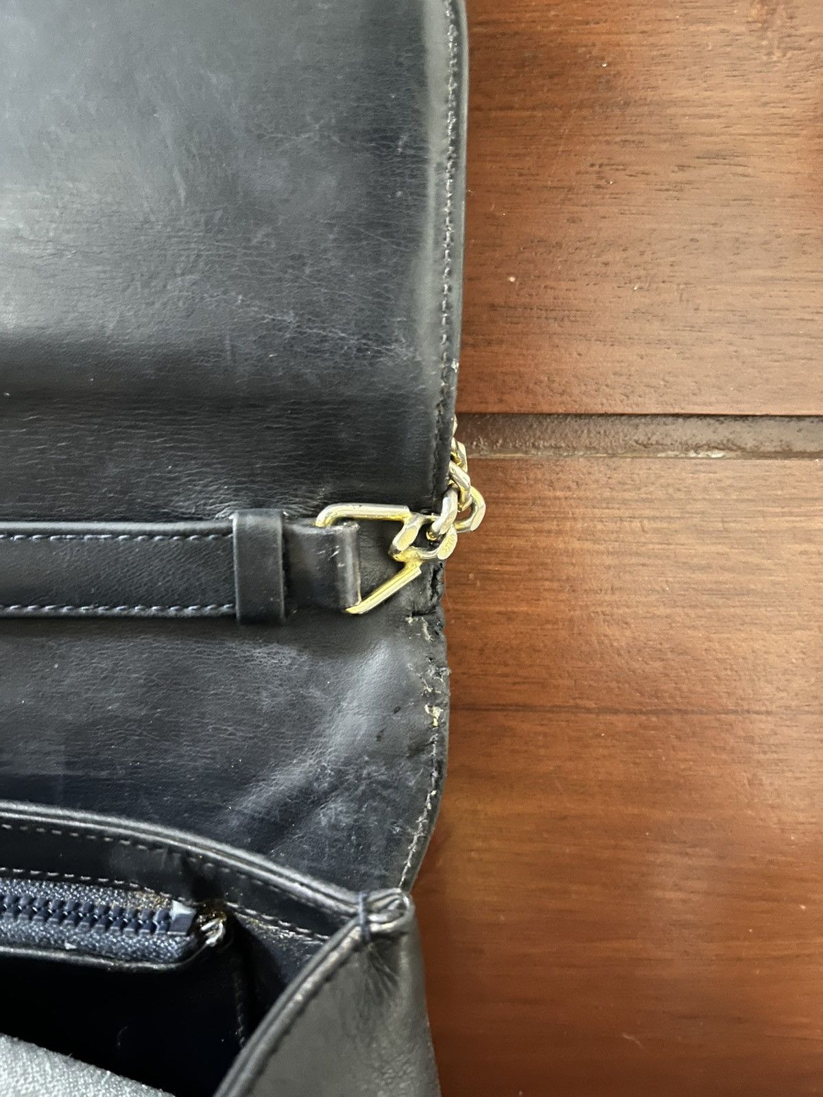 Gucci RARE Vintage Gucci made in italy blue leather shoulder bag Size ONE SIZE - 9 Thumbnail