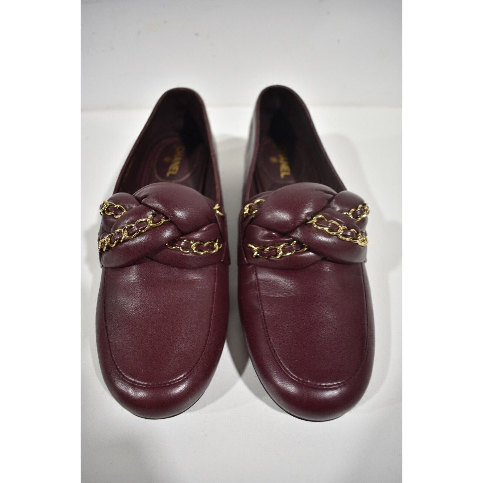 Chanel 17A Braided CC Logo Gold Chain Slide Loafer Moccasin Flat 37 Size US 7 / IT 37 - 4 Thumbnail