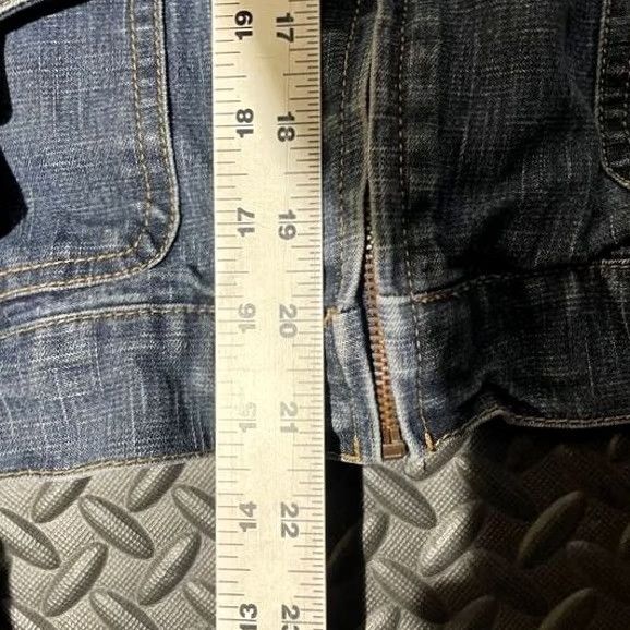 Faded Glory Faded Glory Jean Jacket Women's Blue L Stretch Buckle Pocket Size 36" / US 14 / IT 50 - 5 Thumbnail