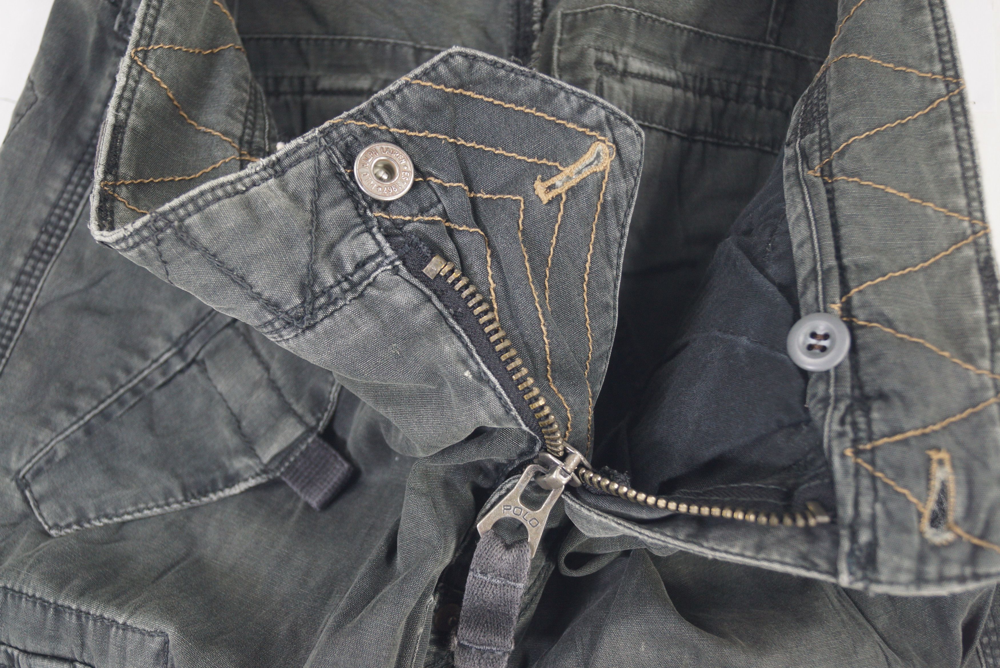 Polo Ralph Lauren × Vintage Rare Cargo Pants Polo Ralph Lauren Nice Design Size US 32 / EU 48 - 9 Thumbnail