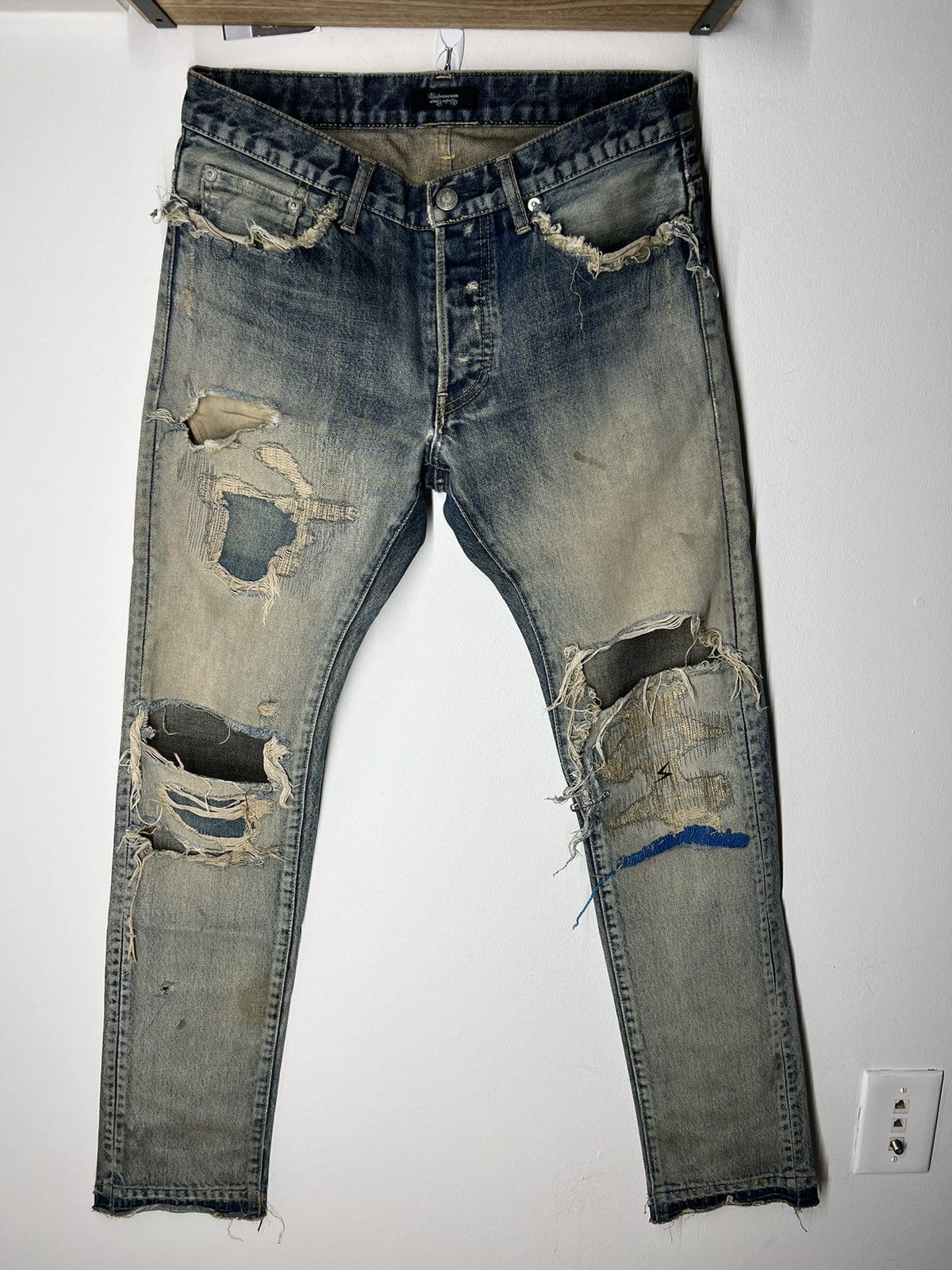 Undercover Undercover 68 Blue Yarn Denim Size 2 | Grailed
