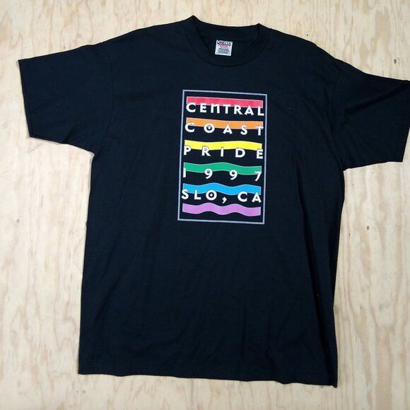 Vintage DS Vintage Central Coast Pride Fest California 1997 T-Shirt Size US XL / EU 56 / 4 - 2 Thumbnail