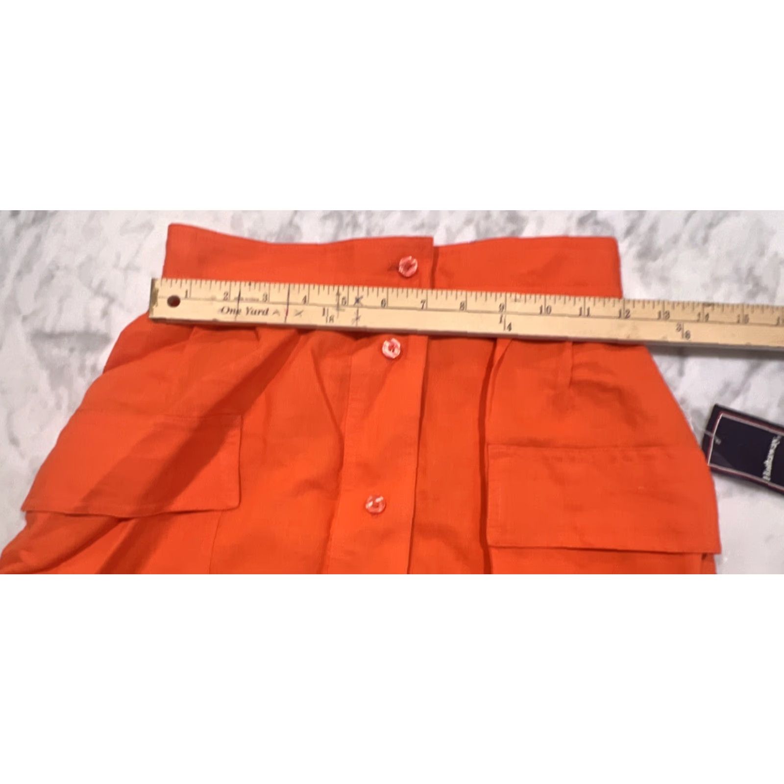 Vintage VINTAGE Hathaway Pencil Long Skirt Size 4 Front Button Up Lined Paprika P250 NWT Women Skirt Long, 90s, Fall, Spring, Summer Womens Size 27" / US 4 / IT 40 - 4 Thumbnail