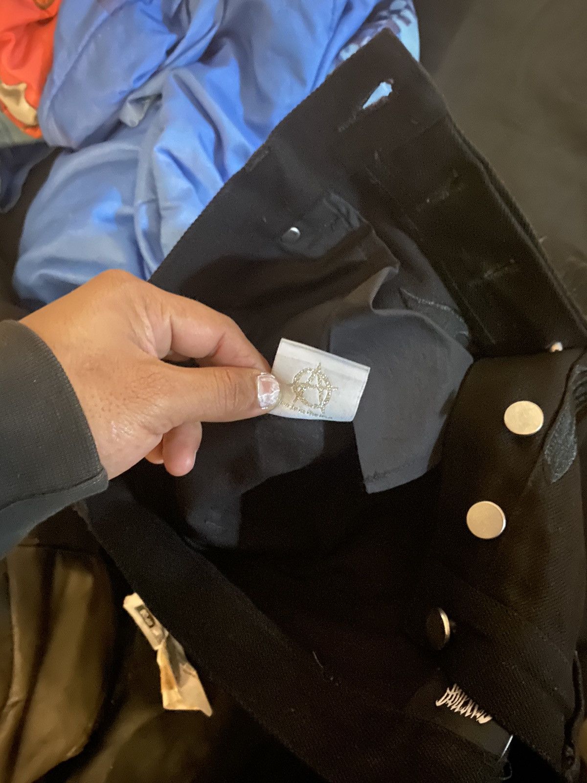 Revenge Revenge embroidered denim jeans Size US 31 - 5 Thumbnail
