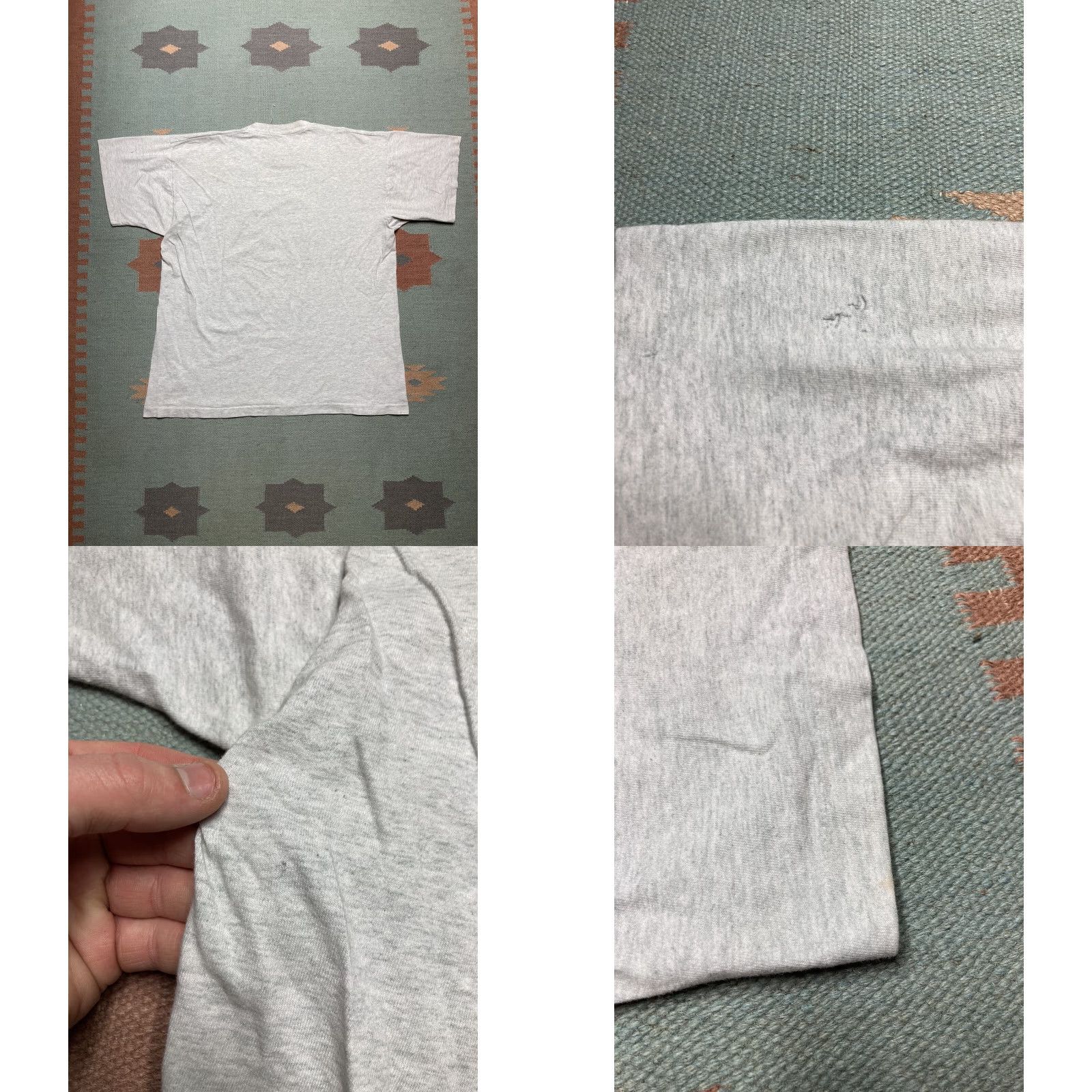 Vintage VINTAGE 90s Hollywood California t shirt movie film camera single stitch XL Shirt Mens XL Gray 90s Size US XL / EU 56 / 4 - 8 Thumbnail