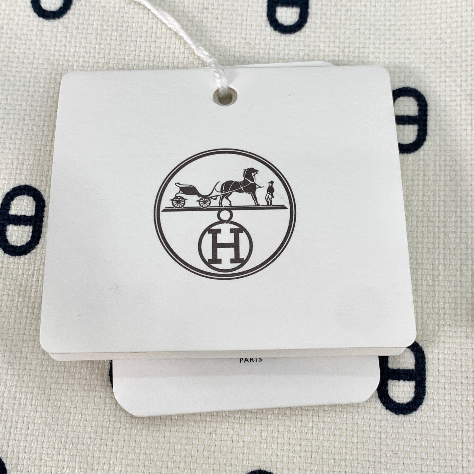 Hermes Hermès White "Pig Nose" Detail Denim Mini Skirt (Size XS) Size 34" / US 12 / IT 48 - 3 Thumbnail