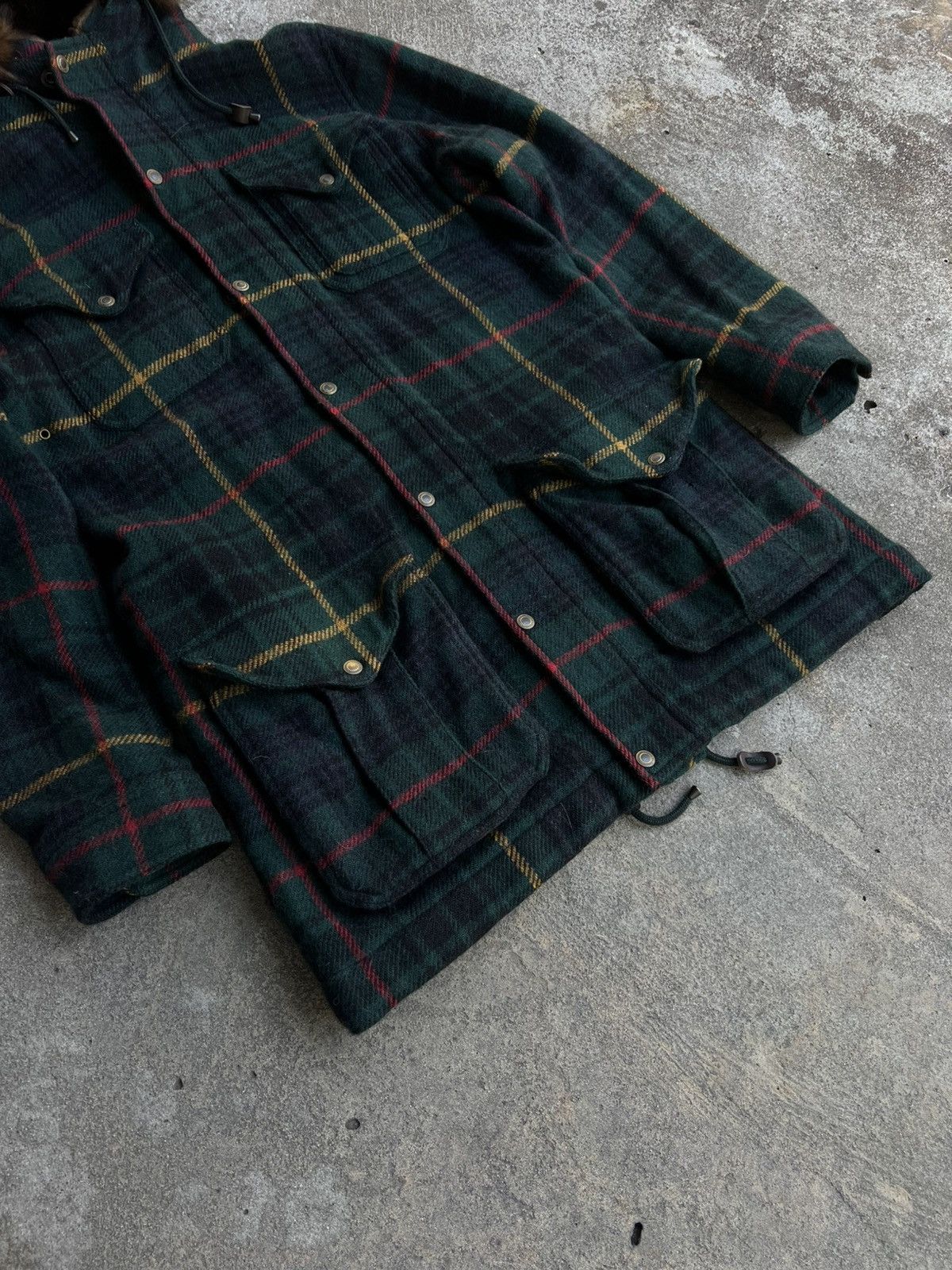 Ralph Lauren Blue Label × Vintage Ralph Lauren Blue Label Wool & Alpaca Blend Real Fur Jacket Size L / US 10 / IT 46 - 4 Thumbnail