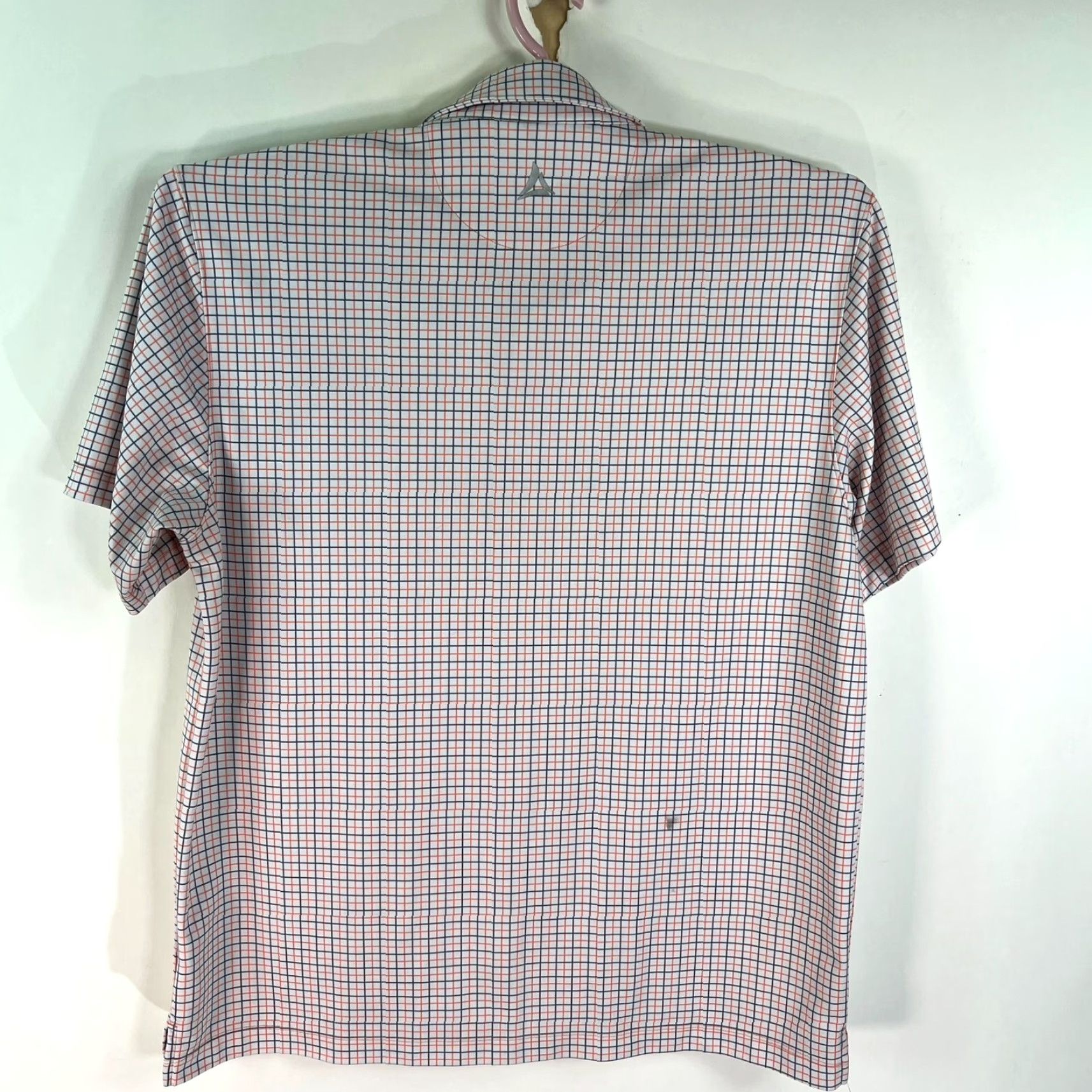 Hogan VINTAGE Ben Hogan Foundation Golf Shirt Mens L White Orange Checked Shirt Polo US Shirt Mens L White Orange Checked Size US L / EU 52-54 / 3 - 6 Thumbnail
