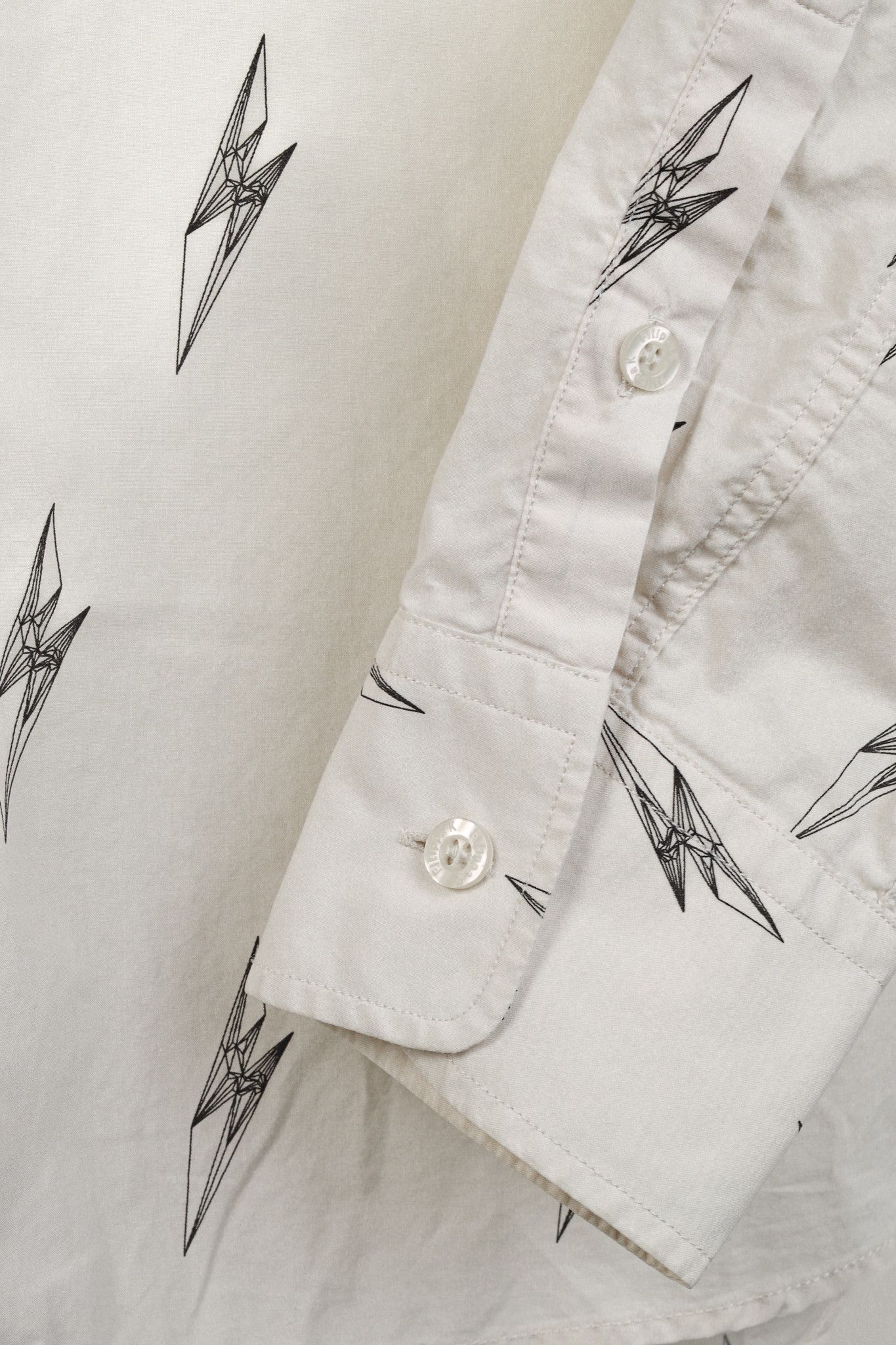 Filippa K Filippa K Off White Geometric Print Button Up S Size M / US 6-8 / IT 42-44 - 7 Thumbnail
