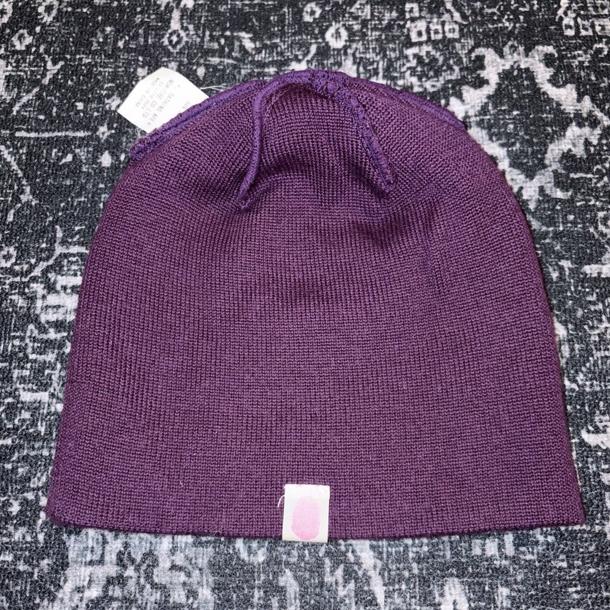 Bape bape sta nigo purple beanie Size ONE SIZE - 5 Thumbnail