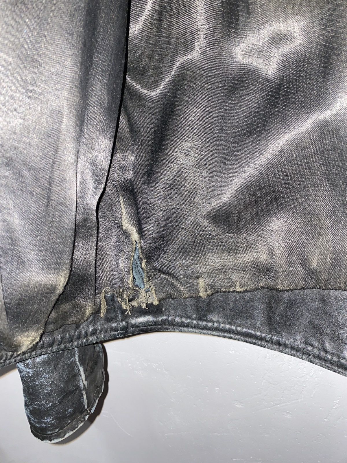 Vintage Rare Vintage True Punk Distressed Leather Biker Jacket Size US L / EU 52-54 / 3 - 7 Thumbnail