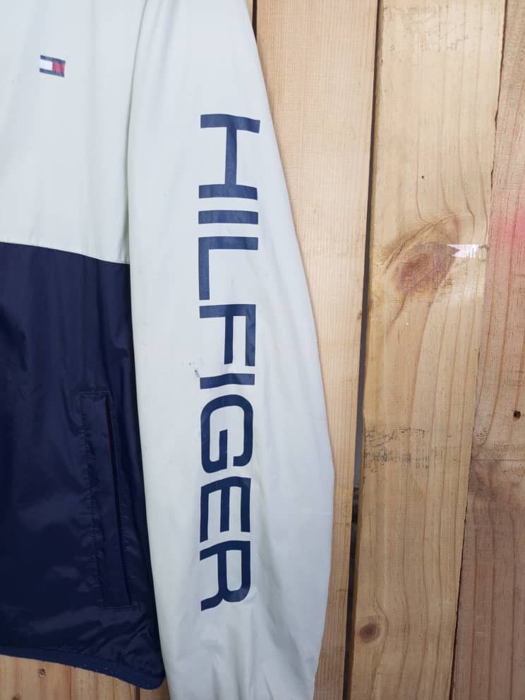 Designer × Tommy Hilfiger Tommy Hilfiger Men's Windbreaker Jacket Hooded Size US XL / EU 56 / 4 - 10 Thumbnail