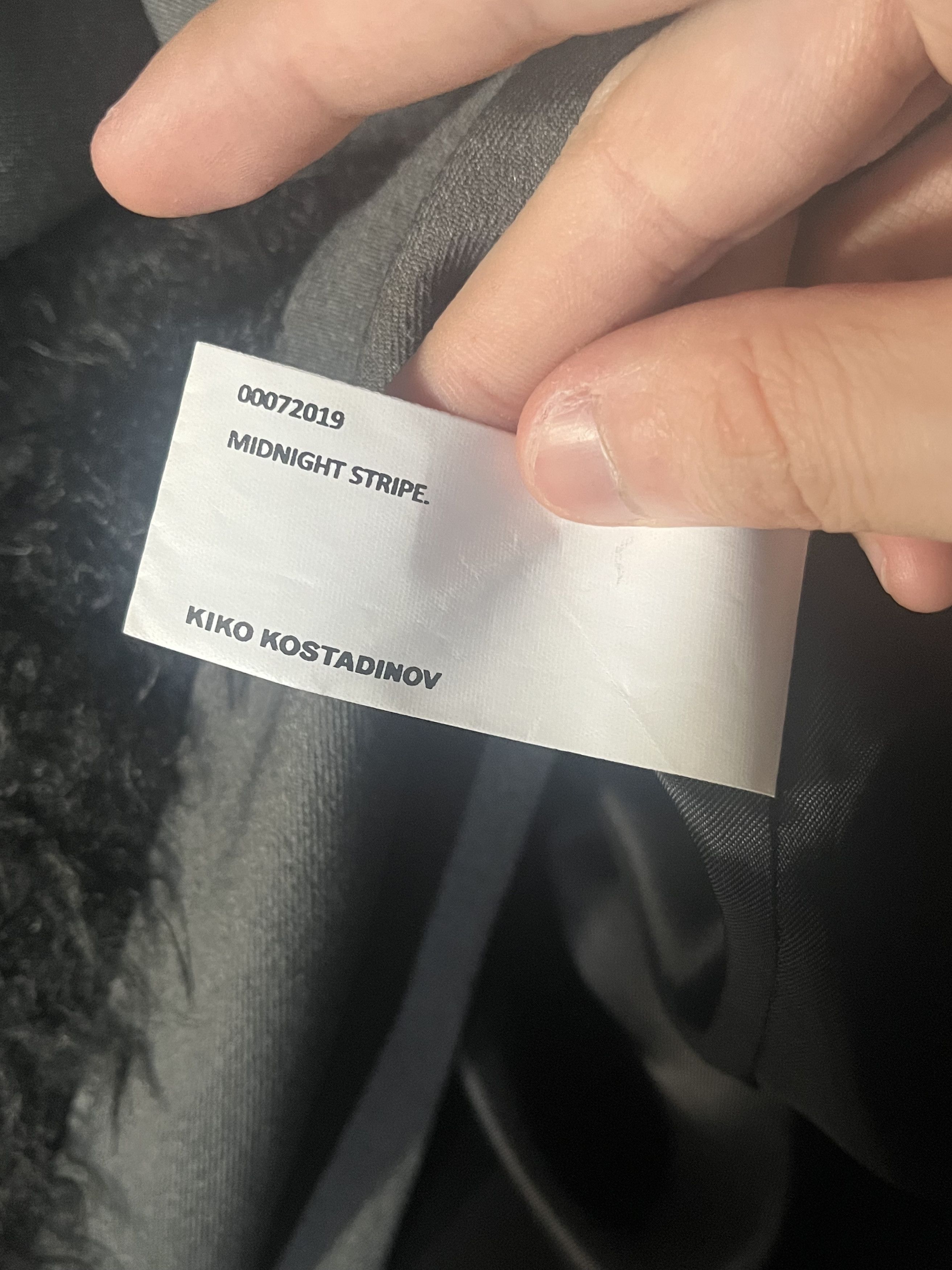 Kiko Kostadinov KIKO KOSTADINOV 'rex' Contrast Stripe Coat Size US M / EU 48-50 / 2 - 5 Thumbnail