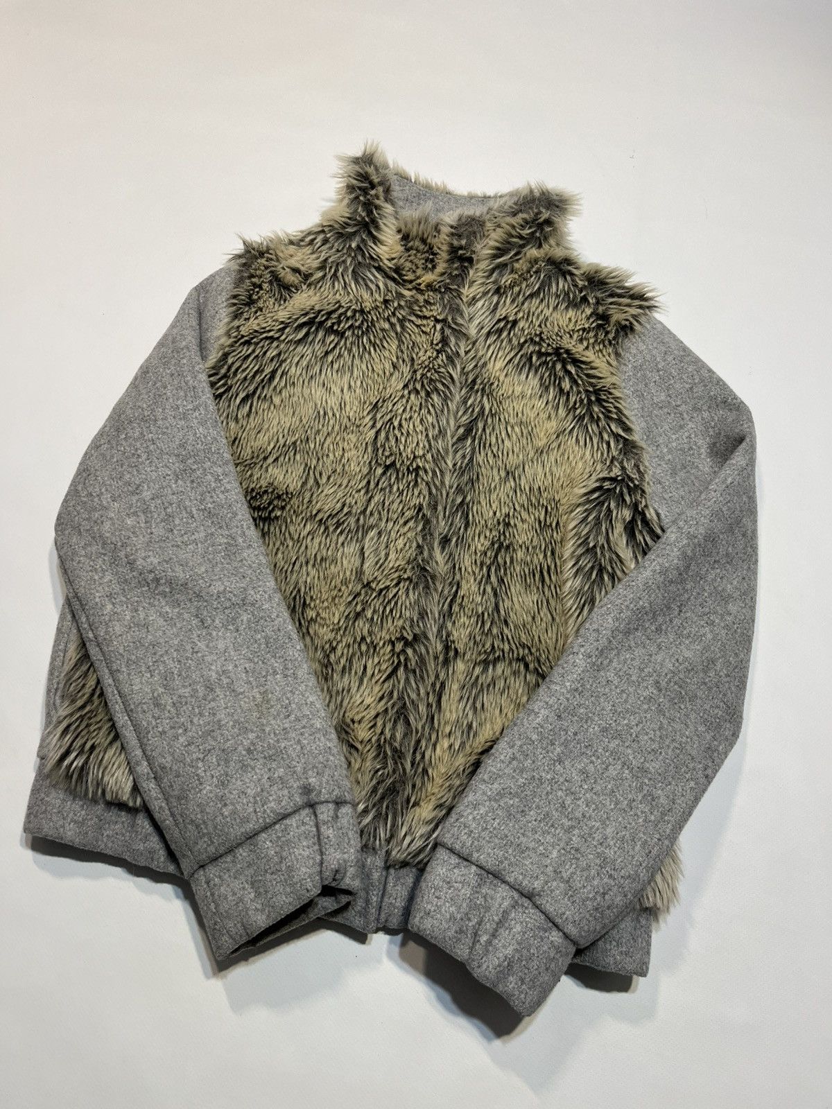 If Six Was Nine Miss Sixty Y2K Fur Jacket ifsixwasnine LGB styled Japan Size M / US 6-8 / IT 42-44 - 4 Thumbnail