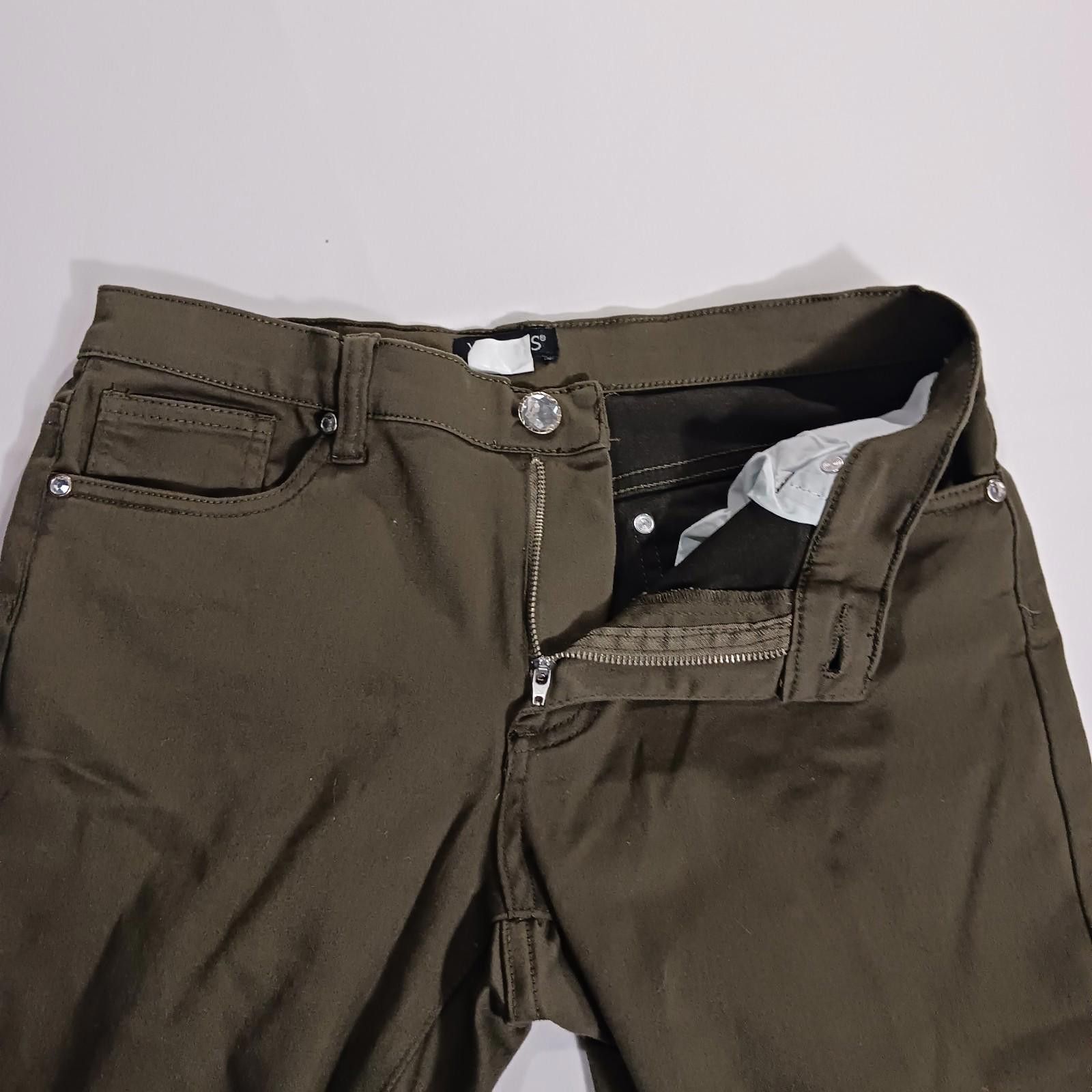Venus Venus Mid-Rise Women's Green Stretch Leggings Pants Size 10 Size 32" / US 10 / IT 46 - 5 Thumbnail