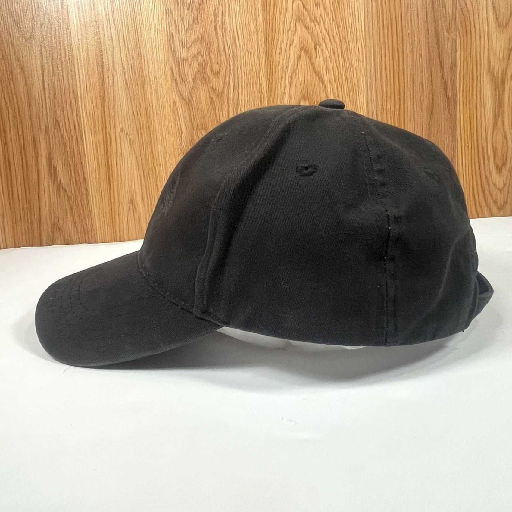 Vintage Unbranded Hat Baseball Cap Adult One Size Fits Most Black Adjustable StrapBack Size ONE SIZE - 4 Thumbnail