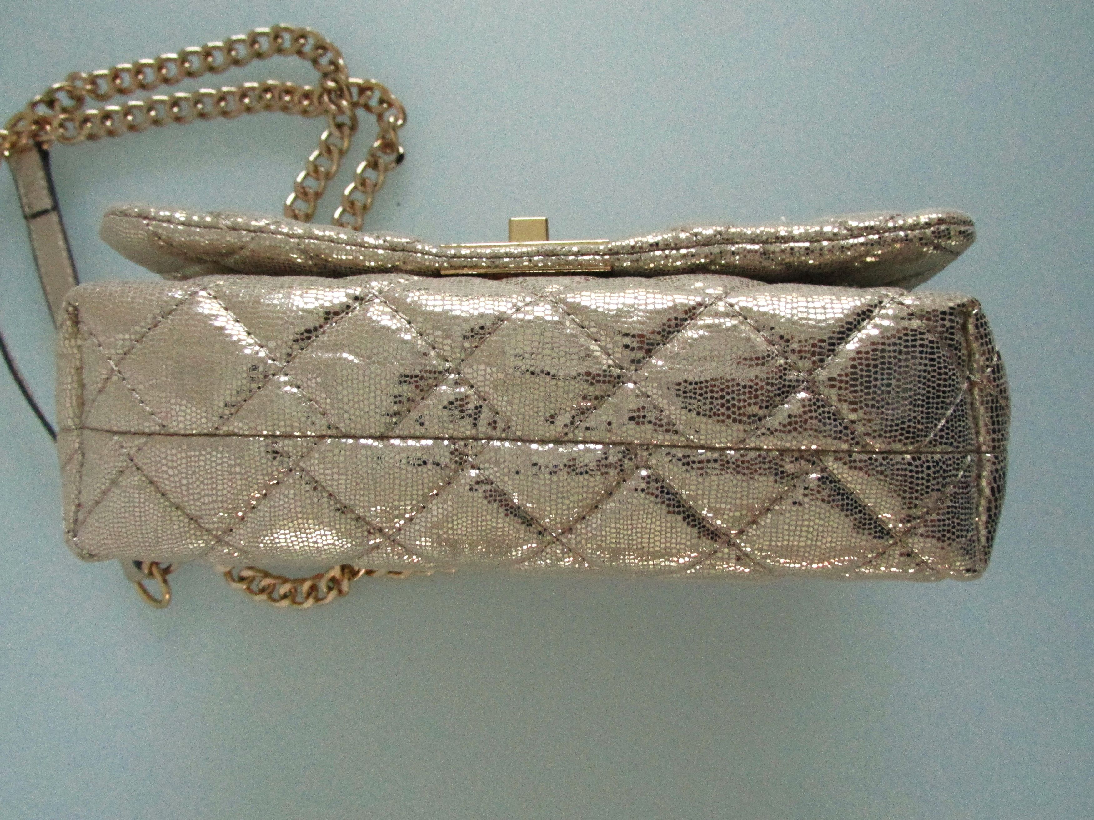 I.N.C INC International Concepts Gold Metallic Purse/Handbag Size ONE SIZE - 5 Thumbnail
