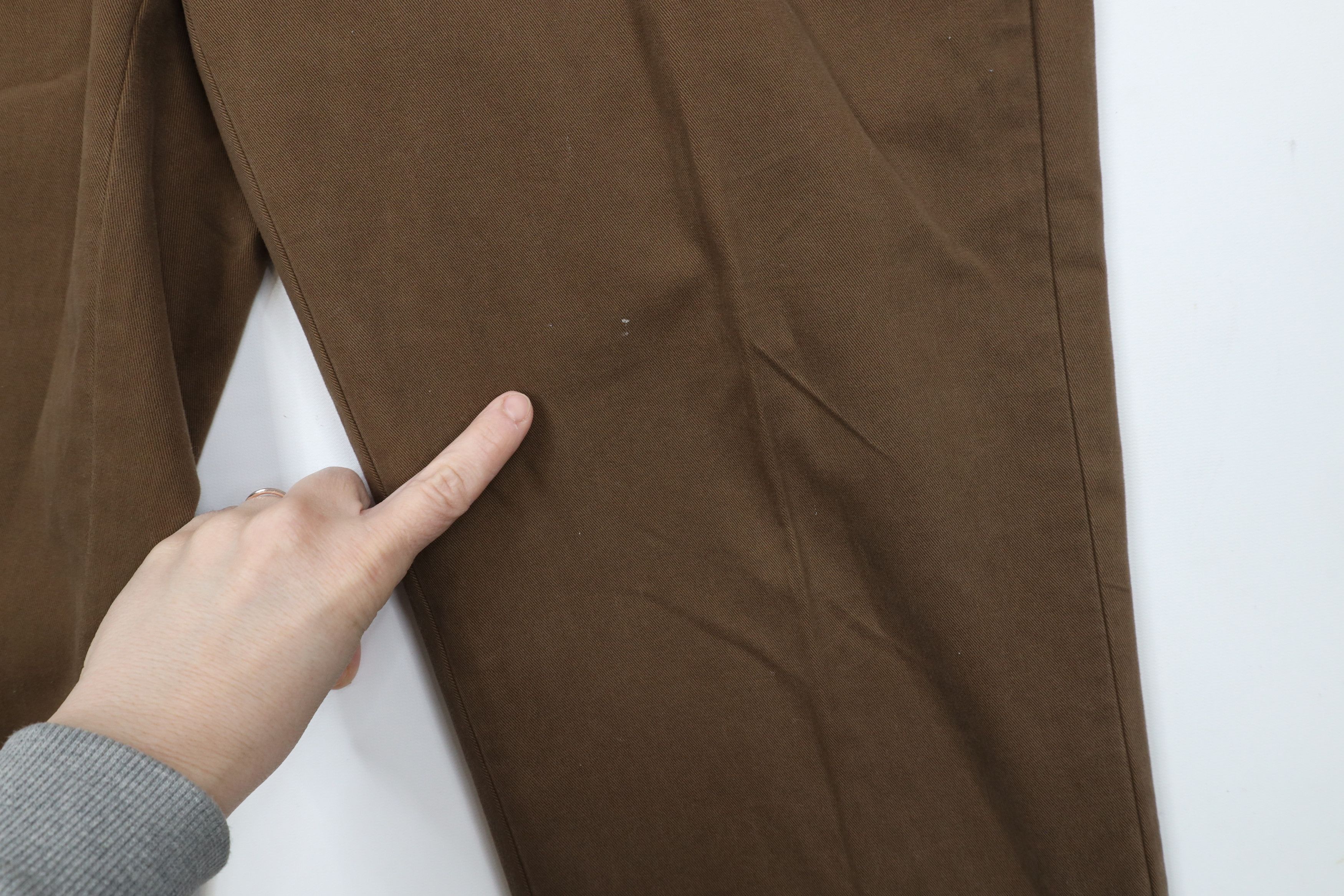 Ralph Lauren × Vintage Vintage 90s Ralph Lauren Wide Leg Chino Pants Brown Cotton Size US 36 / EU 52 - 5 Thumbnail