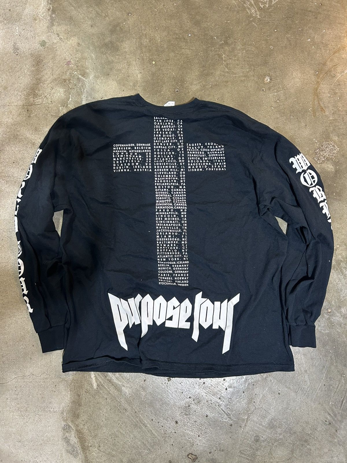 Designer × Justin Bieber Justin Beiber Purpose tour staff merch Size US XL / EU 56 / 4 - 2 Thumbnail