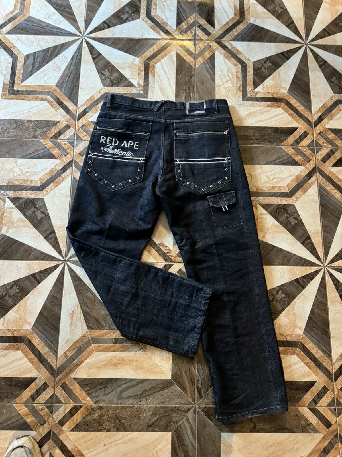 Japanese Brand × Vintage Red Ape Indigo Denim Size US 36 / EU 52 - 1 Thumbnail