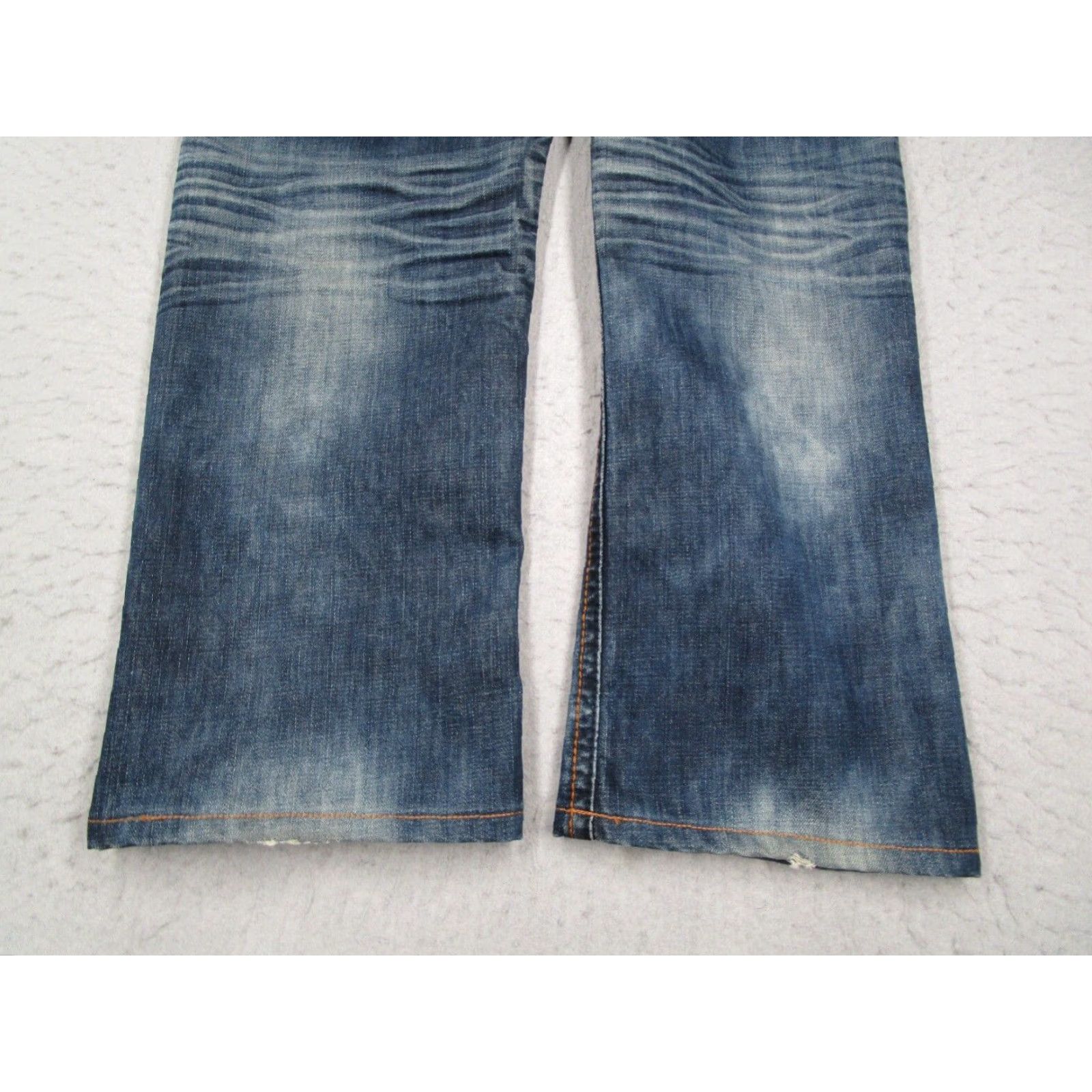Vintage VINTAGE Kanji Jeans Men's 40 Blue Straight Fit 5-Pocket Denim Distressed Retro Y2K Size US 40 / EU 56 - 6 Thumbnail