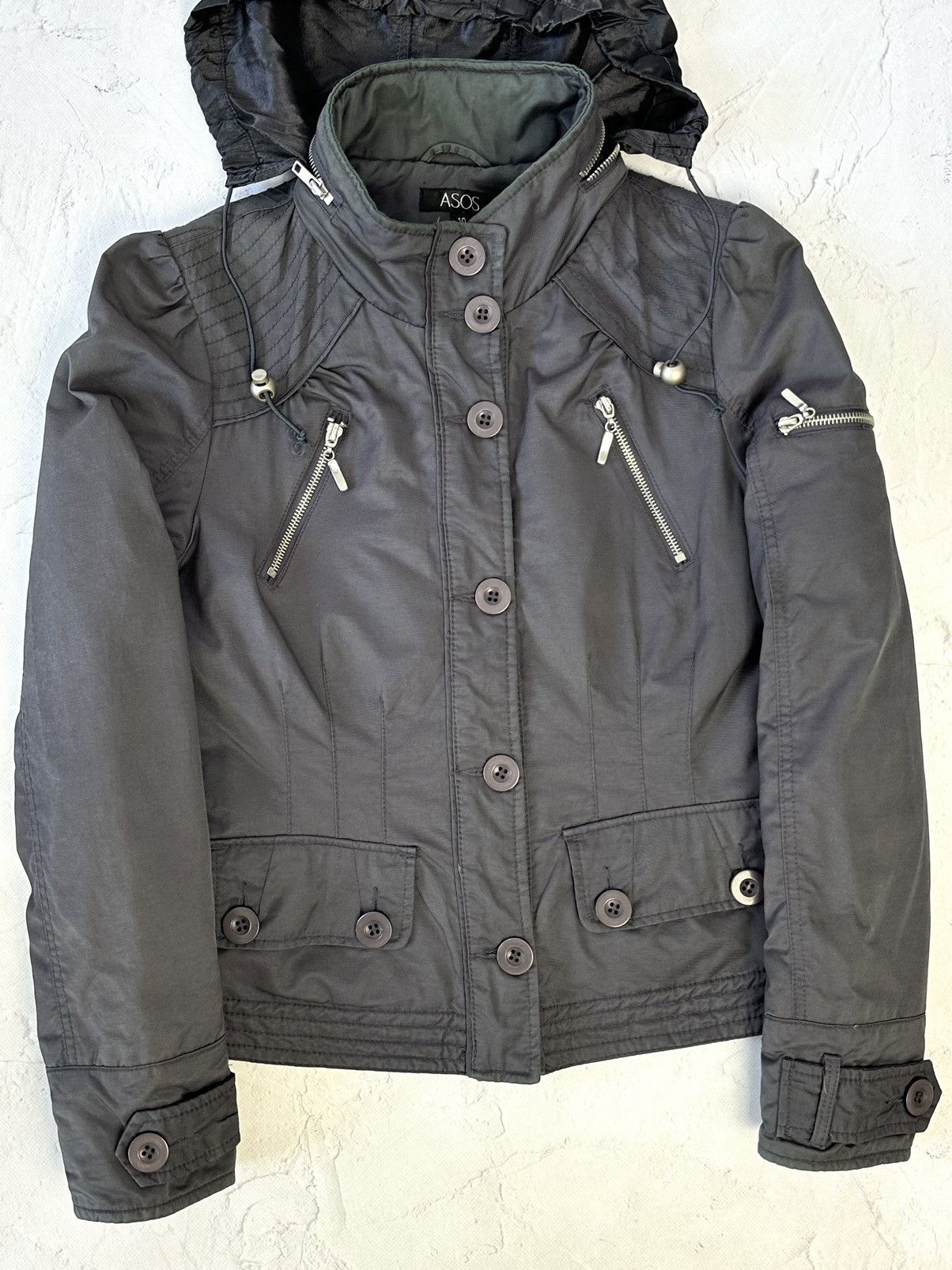 Beauty Beast × Japanese Brand × Vintage Y2K Vintage Buttons Embroidered Jacket Size L / US 10 / IT 46 - 2 Thumbnail
