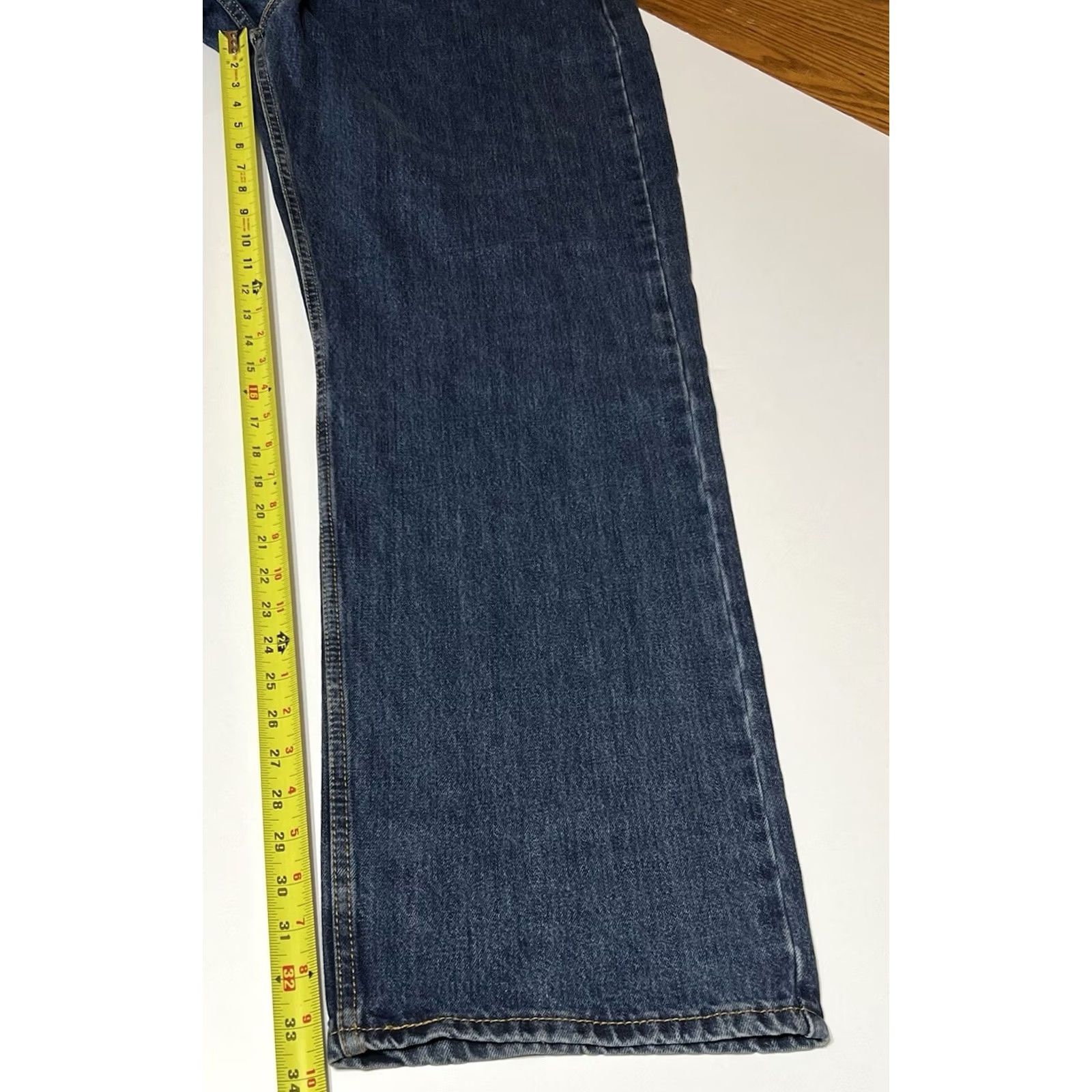 Levi's Levi's 505 Jeans Mens Big Tall 46x34 Blue Denim Straight NWT Work Pants 5-Pocket Size US 30 / EU 46 - 5 Thumbnail